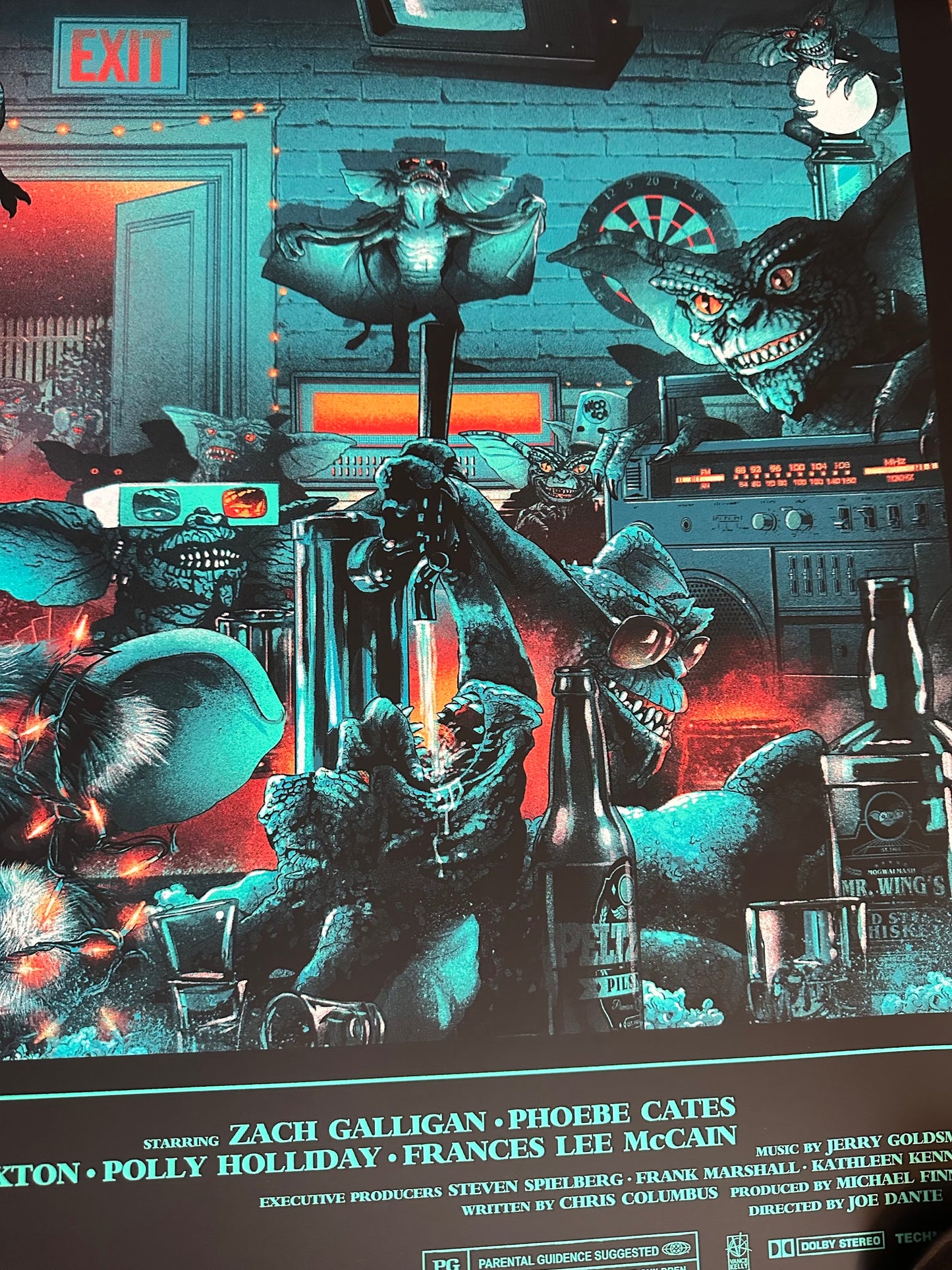 Vance Kelly – Gremlins, 36 x 24 in, poster, image 4