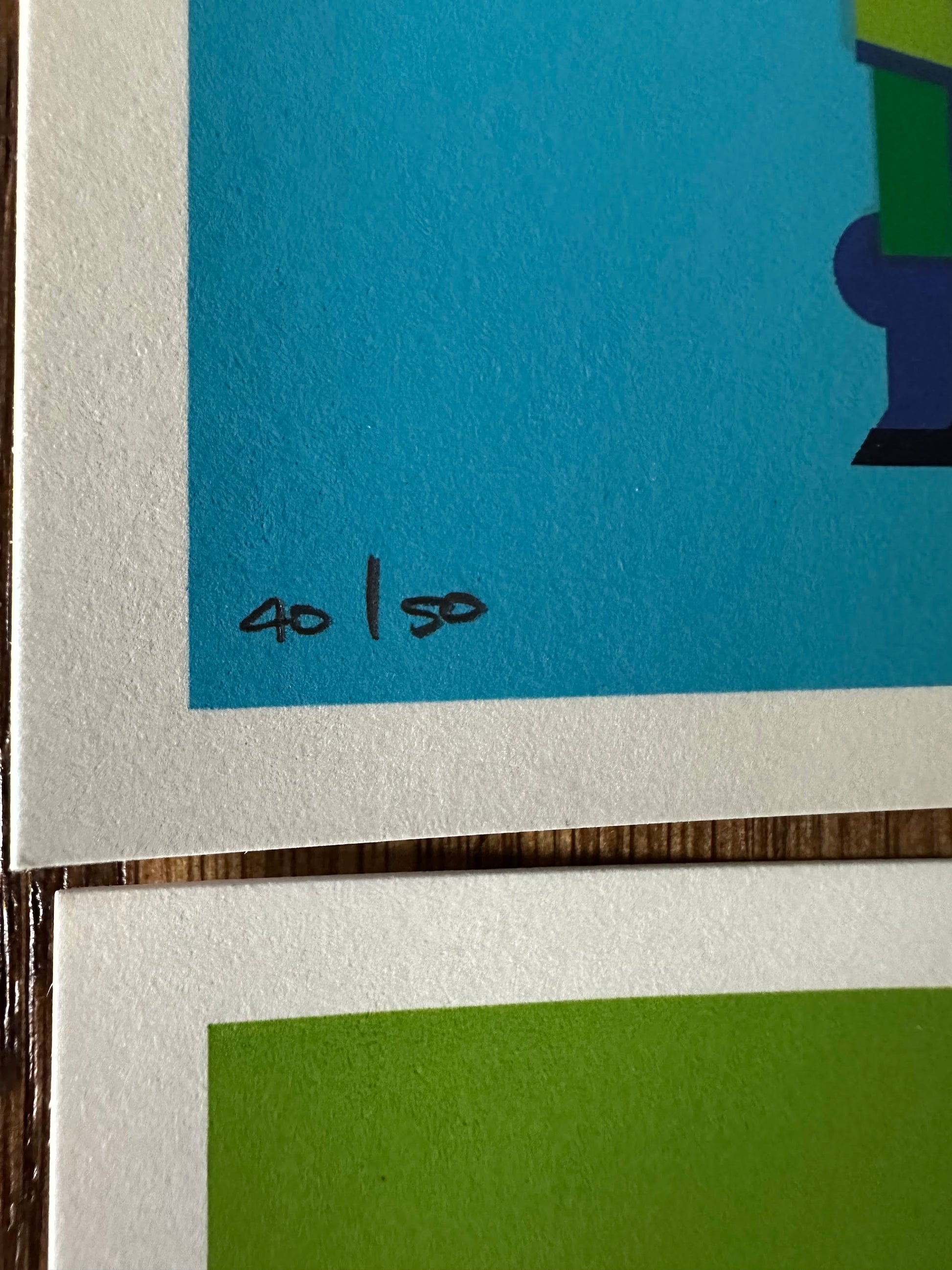 Tom Whalen - Clark vs. Lex 4x4 art print - detail image 4