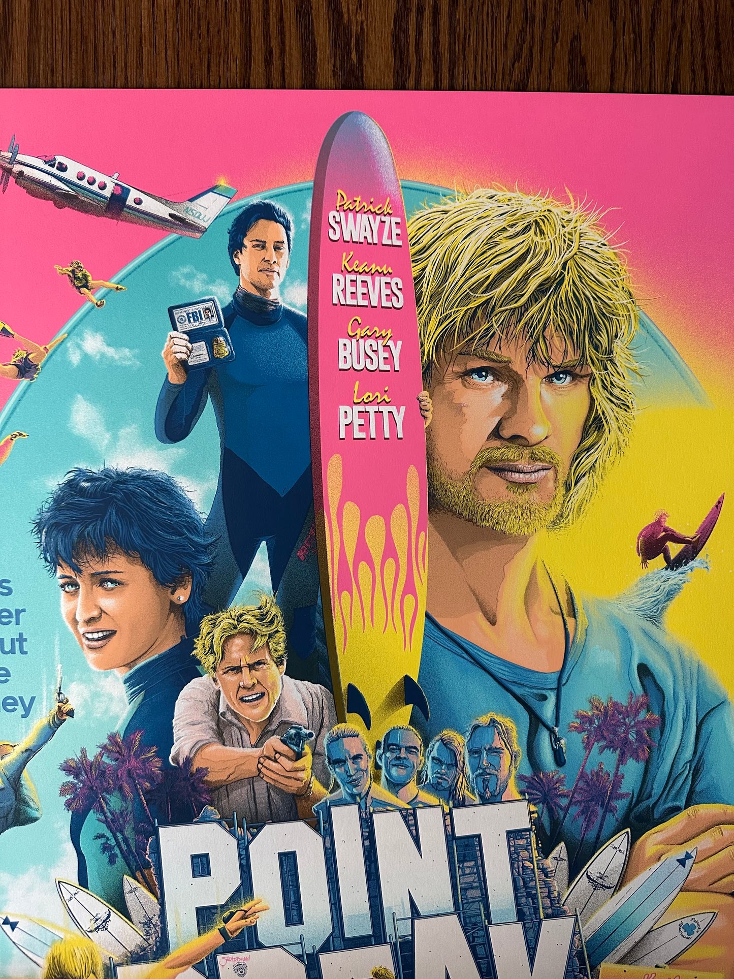 Patrick Connan – Point Break, 24 x 36 in, poster, image 2
