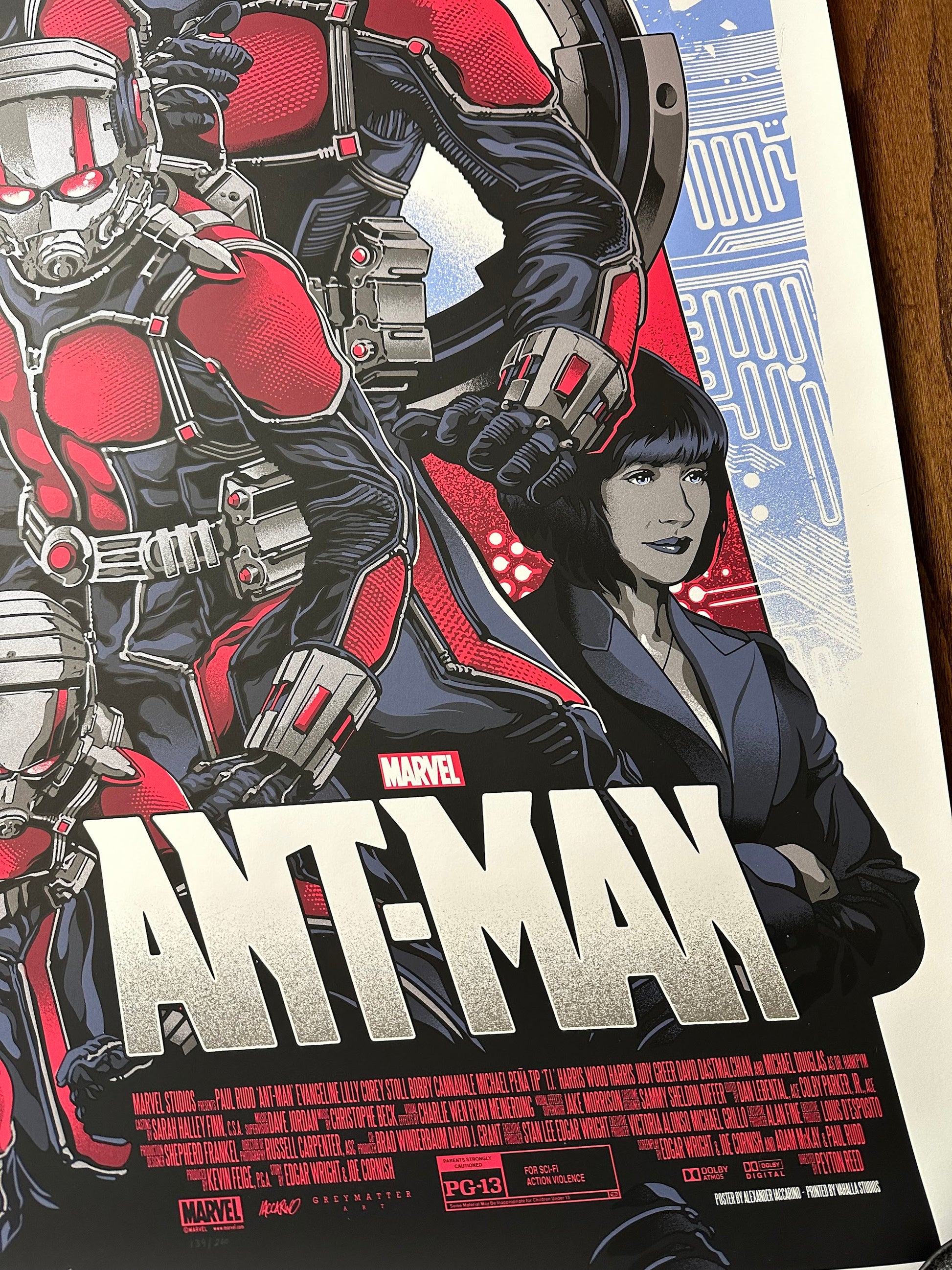 Alexander Iaccarino – Ant-Man, 24 x 36 in, poster, image 4