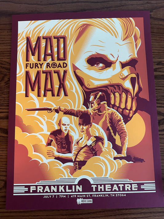 Ryan Brinkerhoff – Mad Max Fury Road, 18 x 24 in, art print