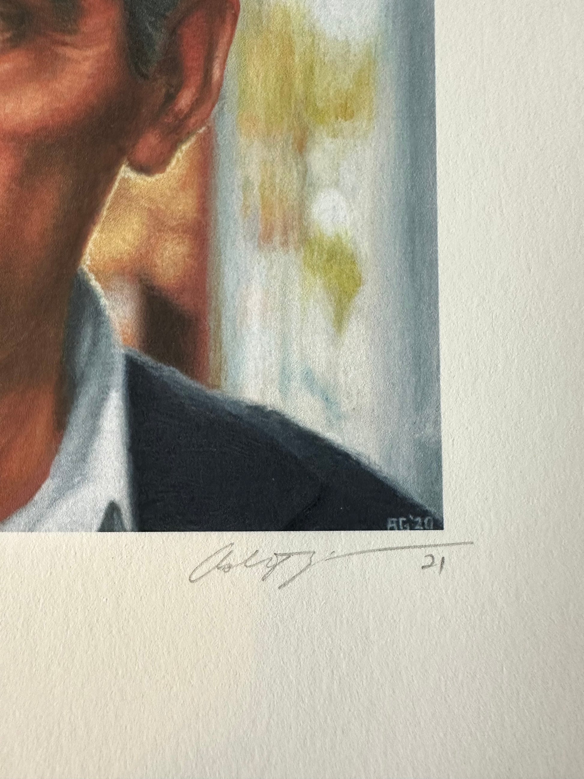 Ashton Gallagher – Schitt's Creek Johnny Rose Portrait, 6 x 6 in, art print, image 4