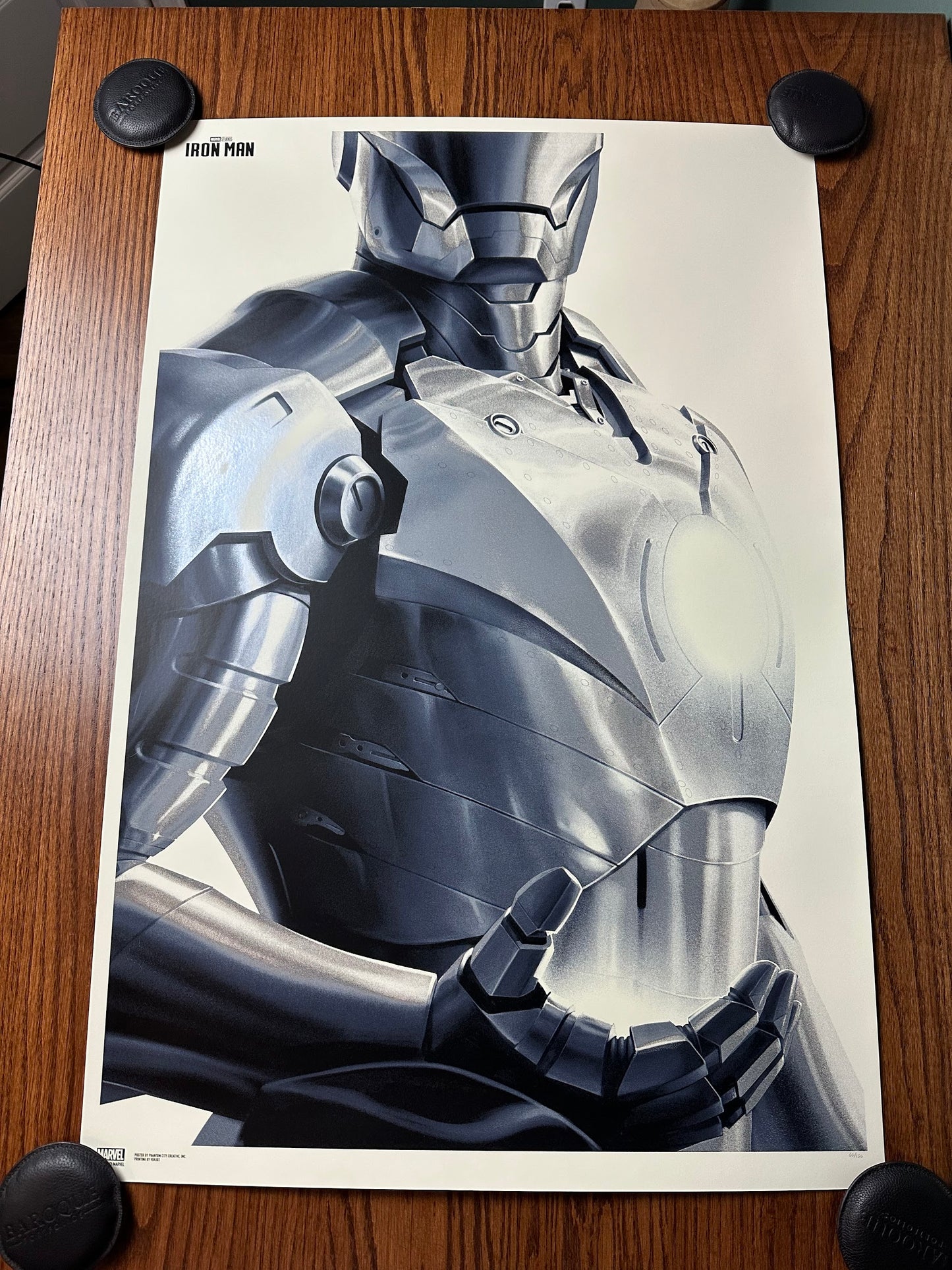 Phantom City Creative – Iron Man Mark II Foil Variant, 24 x 36 in, poster