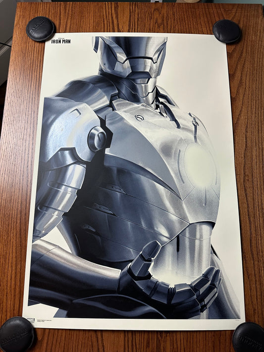 Phantom City Creative – Iron Man Mark II Foil Variant, 24 x 36 in, poster