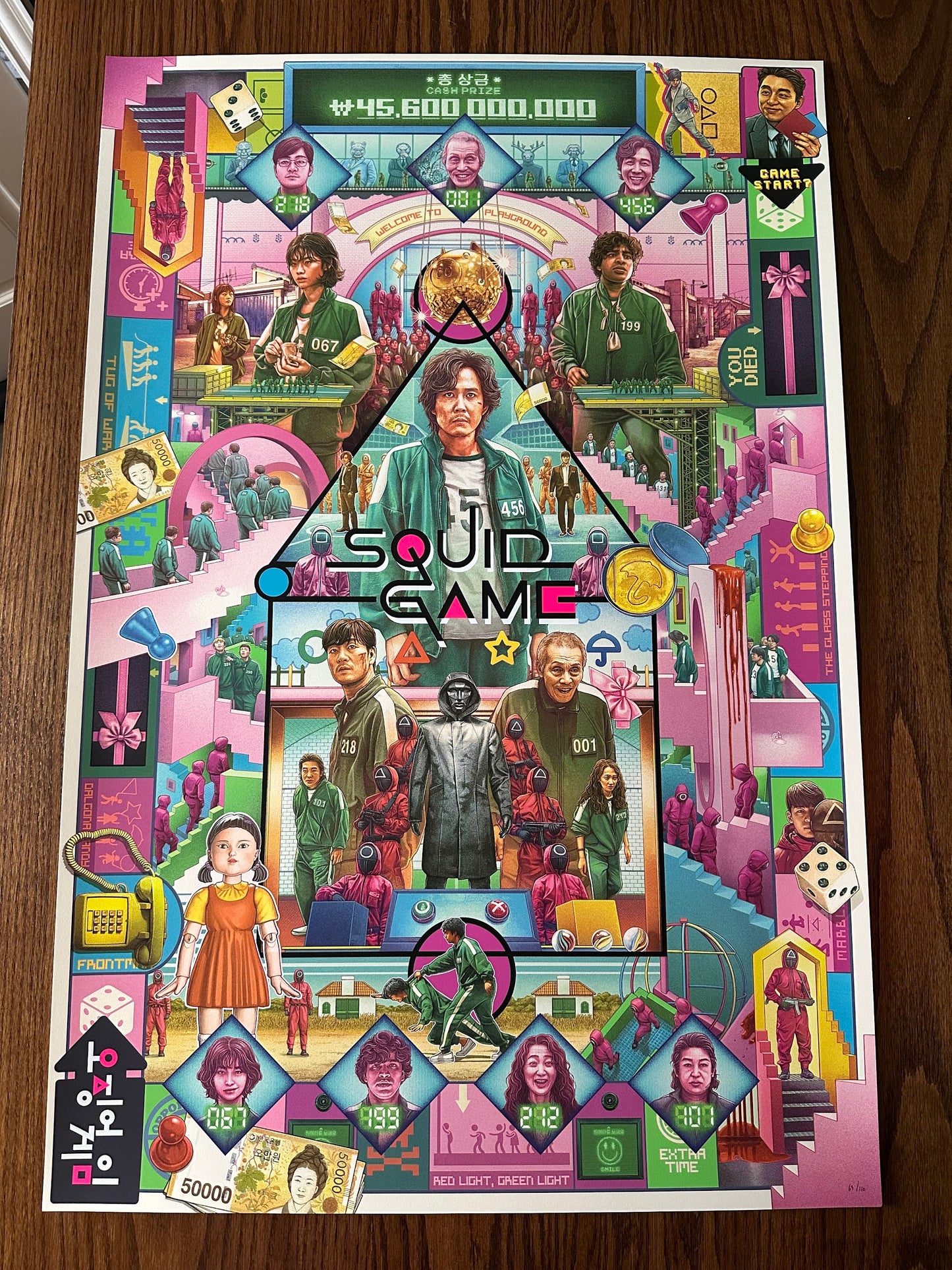 Ise Ananphada - Squid Game 24x36 movie poster