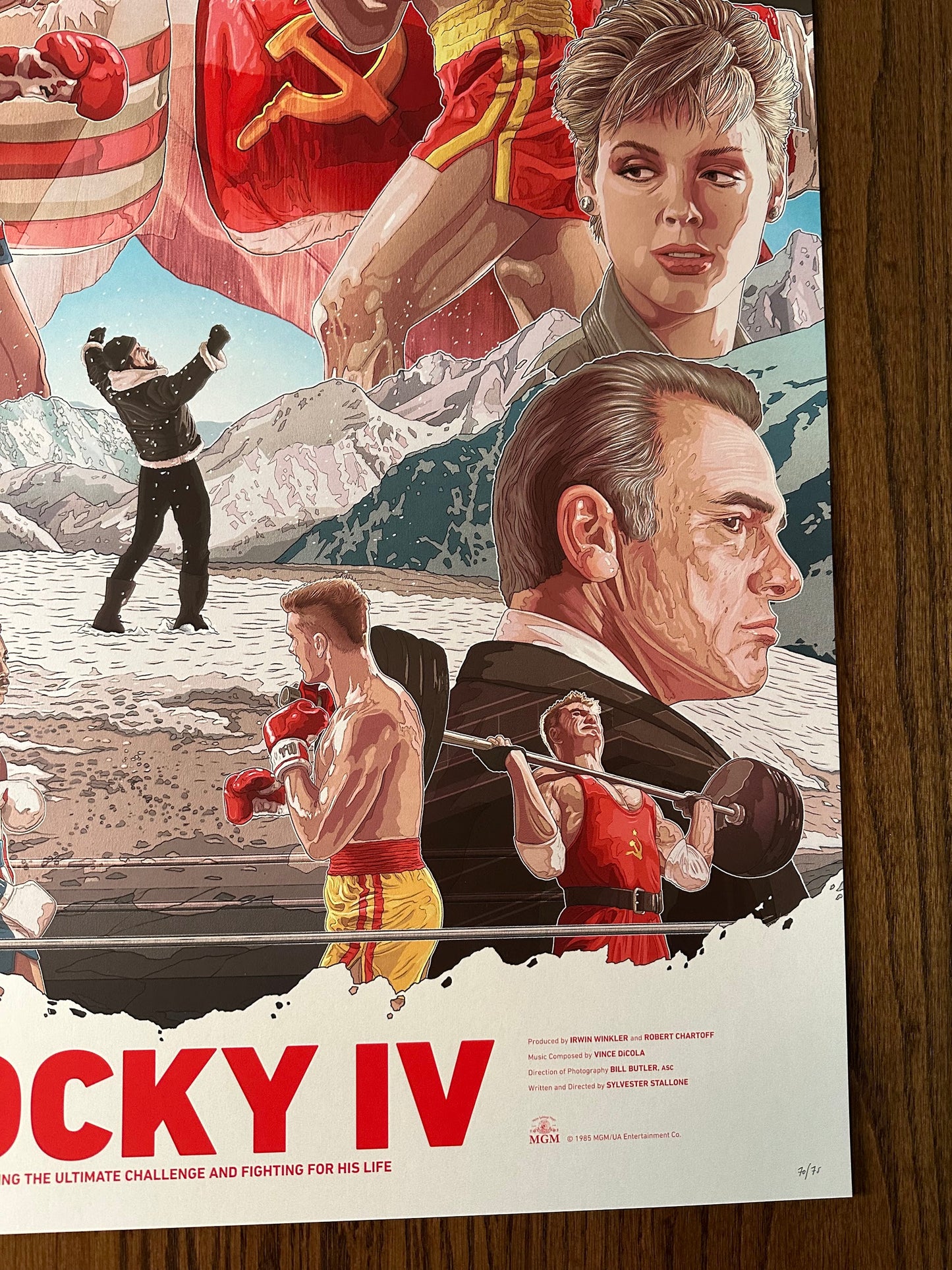Tavo Montanez - Rocky 4 24x36 movie poster - detail image 5