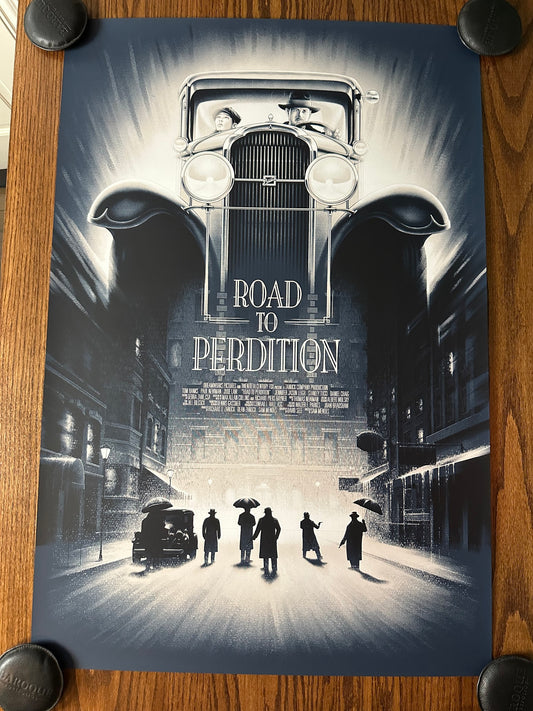 Daniel Castro Maia – Road to Perdition, 24 x 36 in, poster