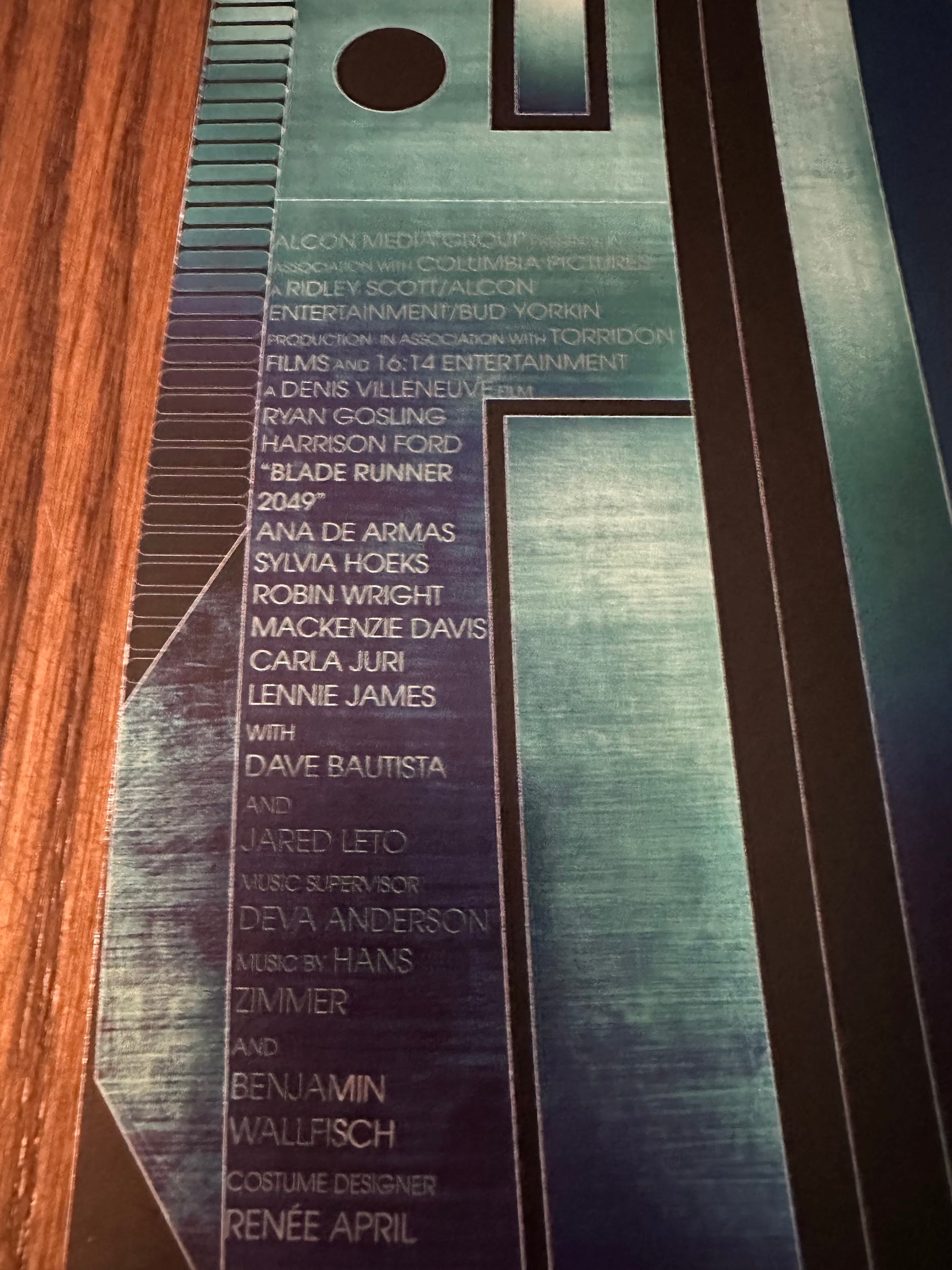 Nada Maktari – Blade Runner 2049 Foil Variant, 24 x 36 in, poster, image 3