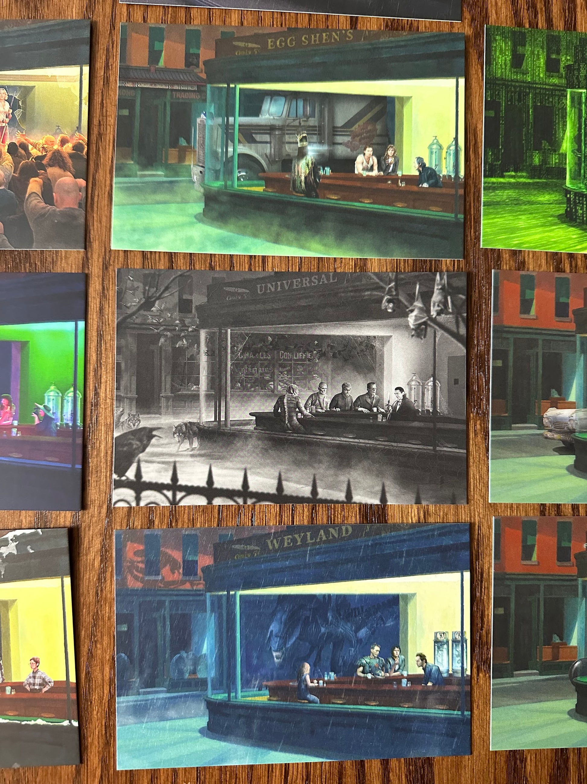 Casey Callender – HorrorHawks Horror Sci-Fi Postcard Set, 4 x 6 in, art print, image 3