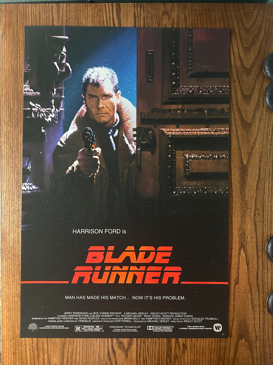 Alfons Kiefer – Blade Runner Variant, 24 x 36 in, poster