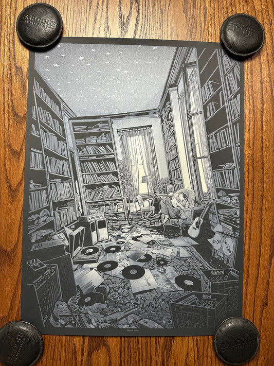 Daniel Danger – Record Room "Limited to One", 18 x 24 in, art print