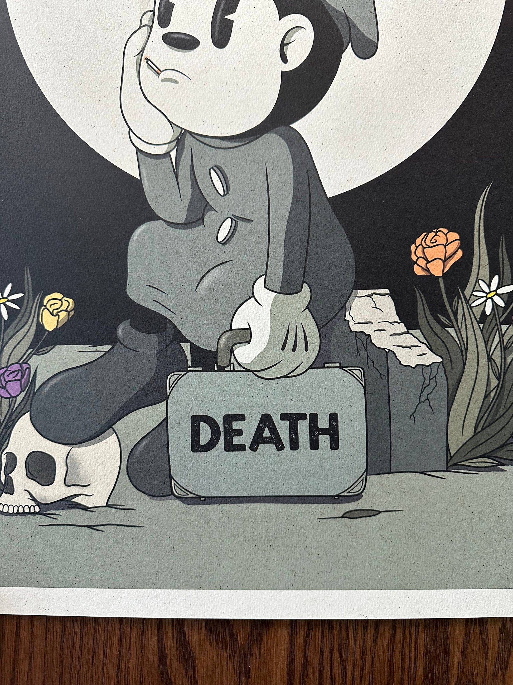 Ezra Brown – Death, 18 x 24 in, art print, image 3