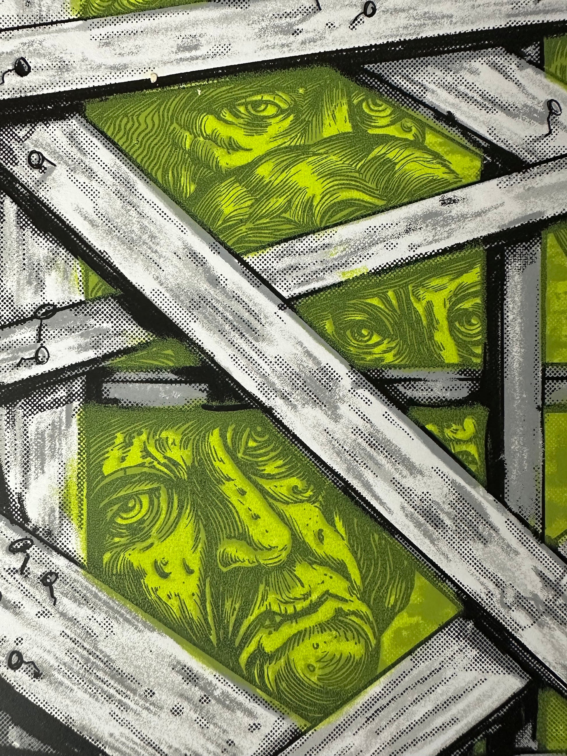 Zeb Love – Night of the Living Dead, 24 x 18 in, art print, image 4