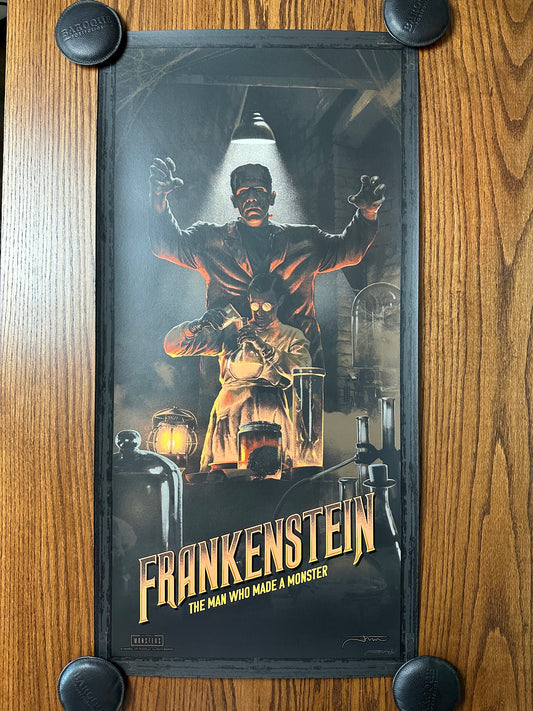 Juan Ramos – Frankenstein, 18 x 36 in, art print