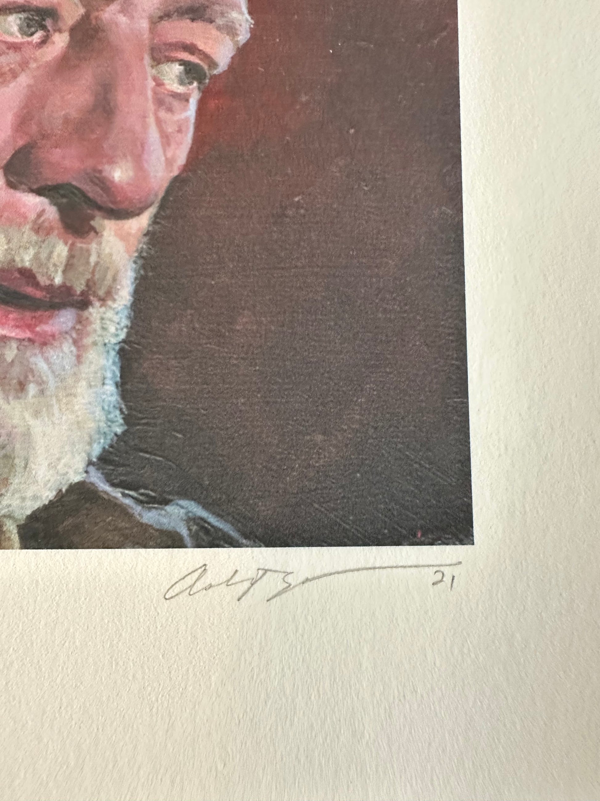 Ashton Gallagher – Star Wars Obi Wan Kenobi "Old Ben" Portrait, 6 x 6 in, art print, image 4