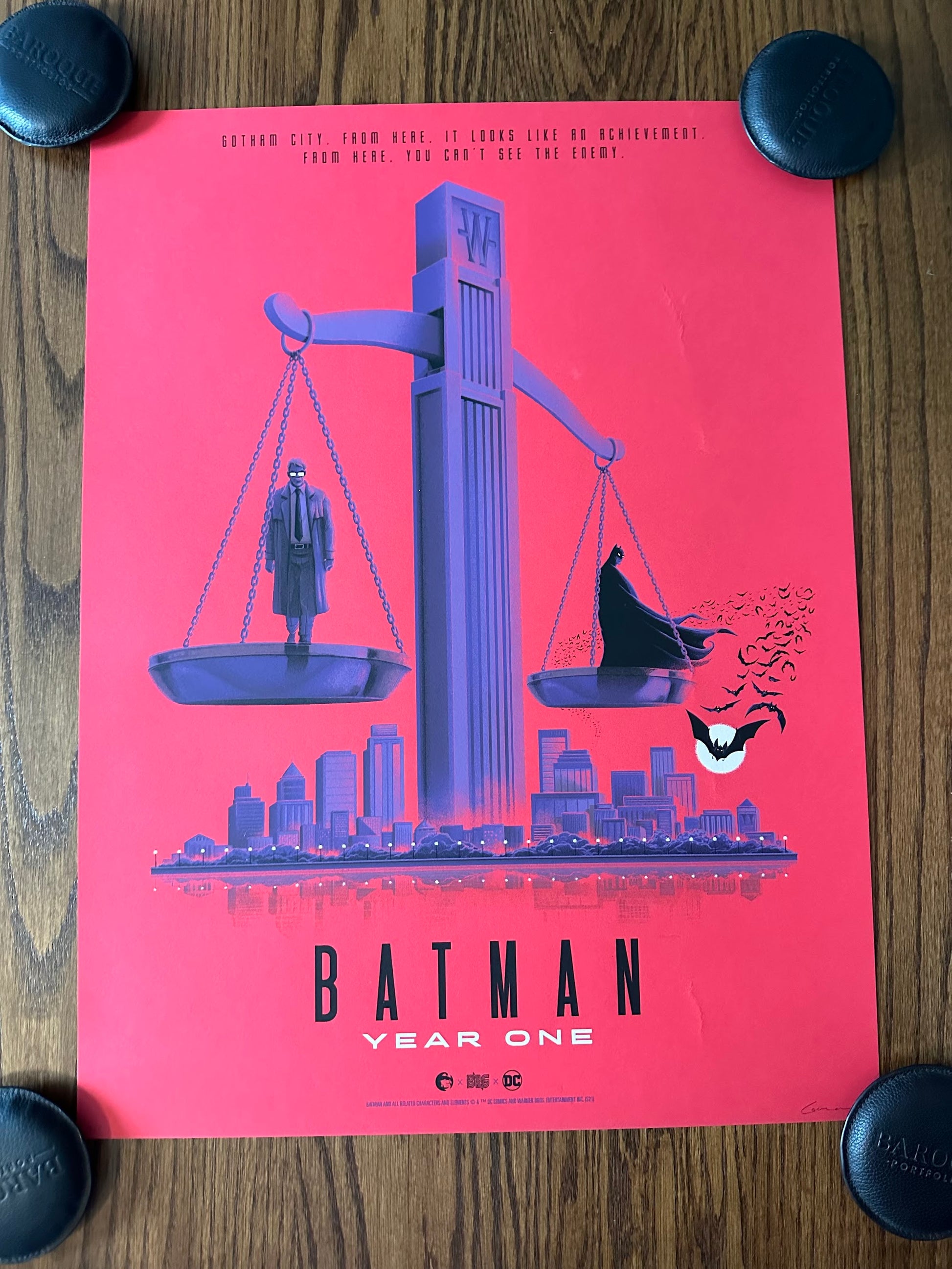 Patrick Connan – Batman Year One Variant, 18 x 24 in, art print