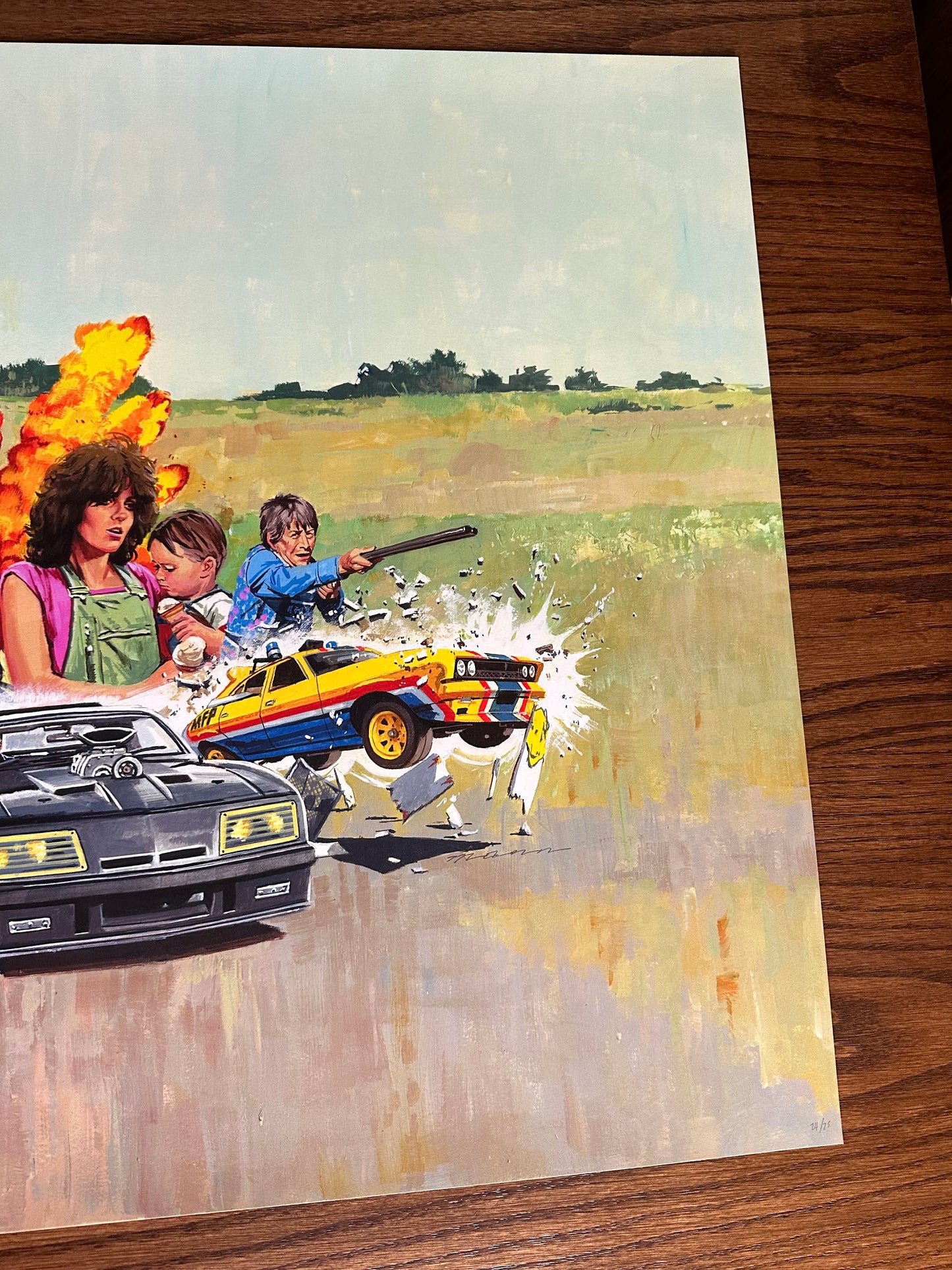 Paul Mann - Mad Max Art Variant 36x24 movie poster - detail image 4