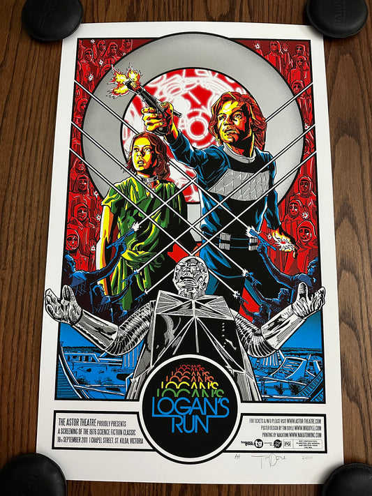 Tim Doyle – Logan's Run, 16 x 26 in, art print