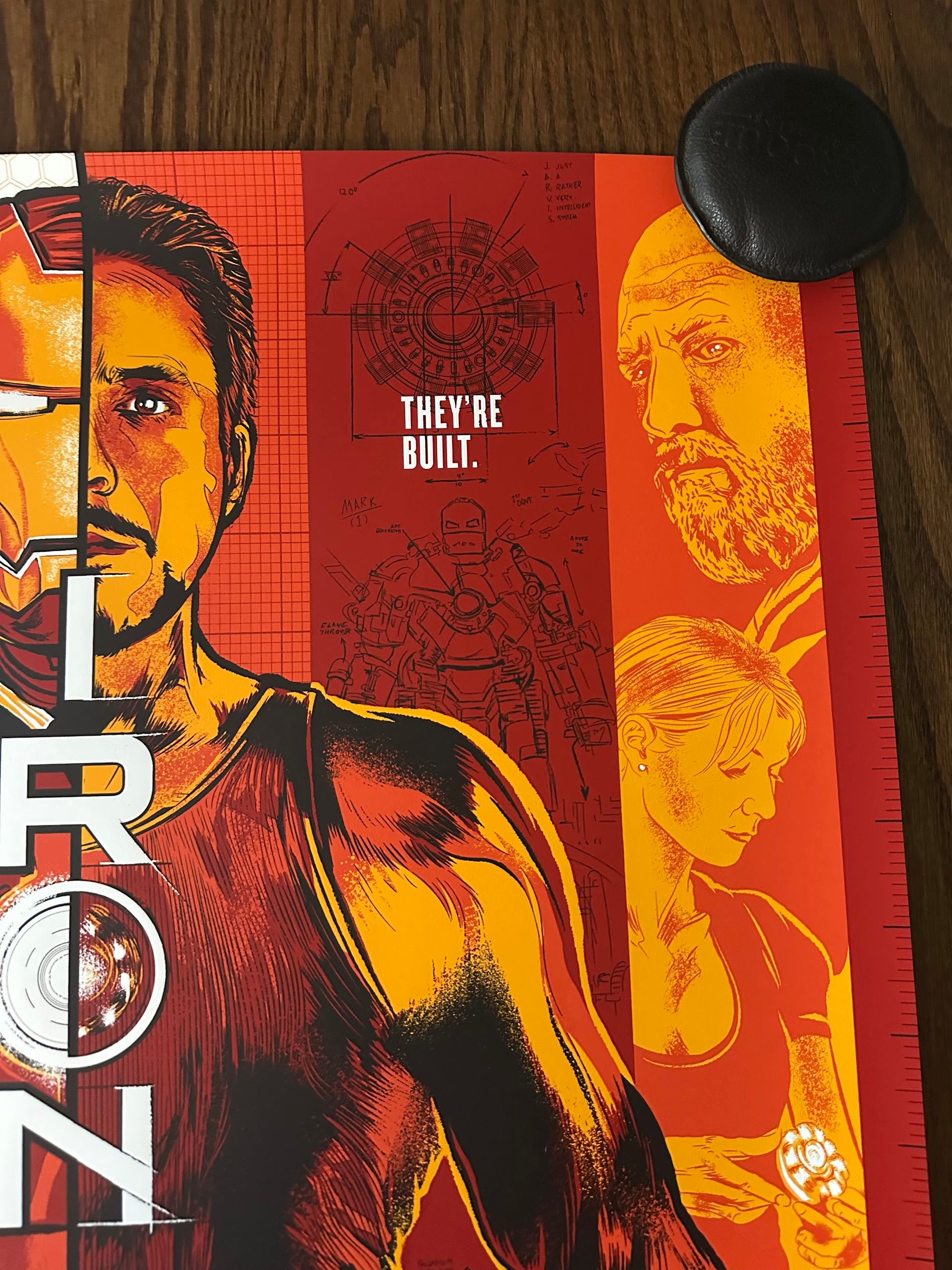 Christopher Cox – Iron Man, 24 x 36 in, poster, image 3