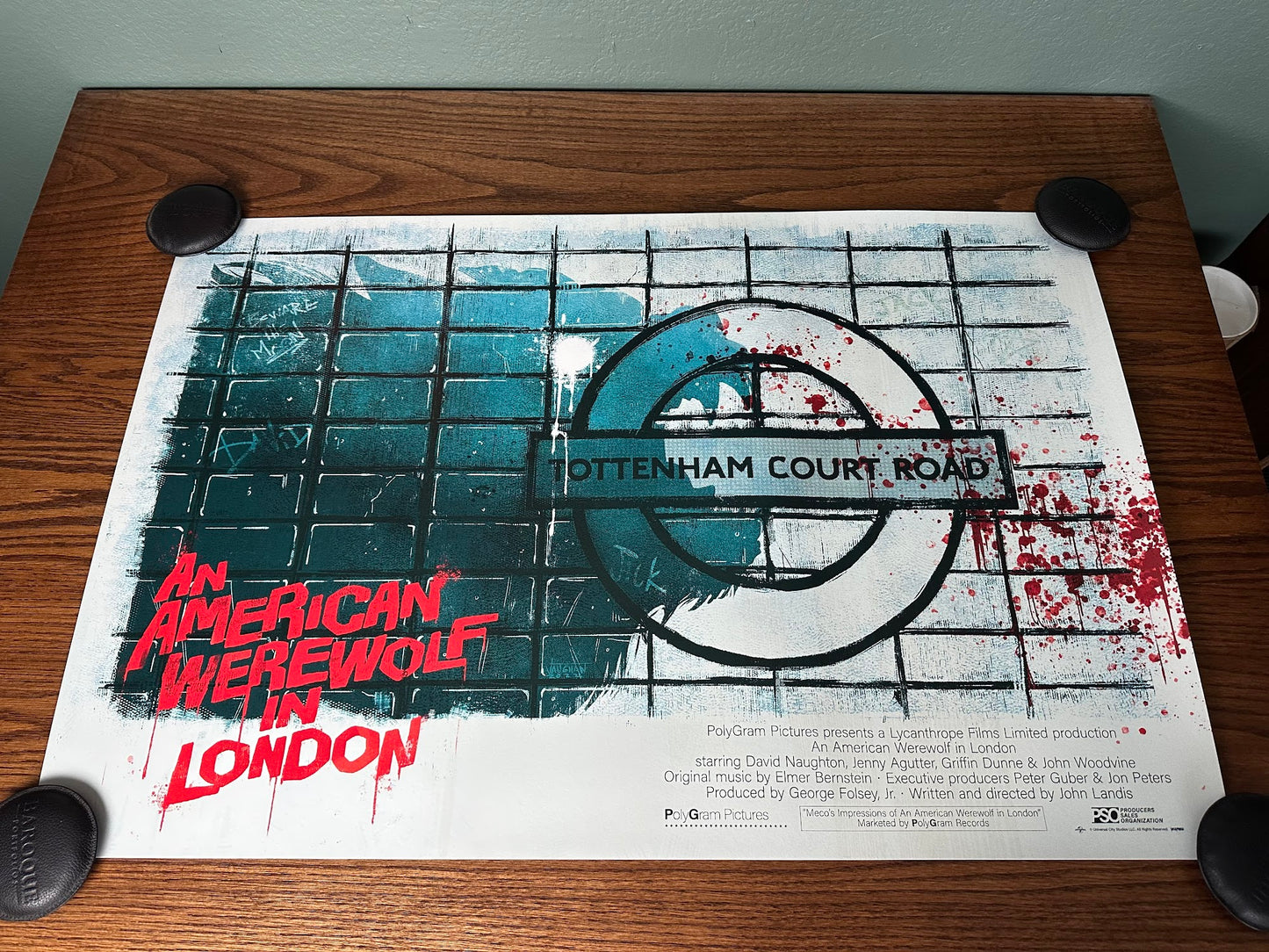 Heather Vaughan – An American Werewolf in London, 36 x 24 in, poster