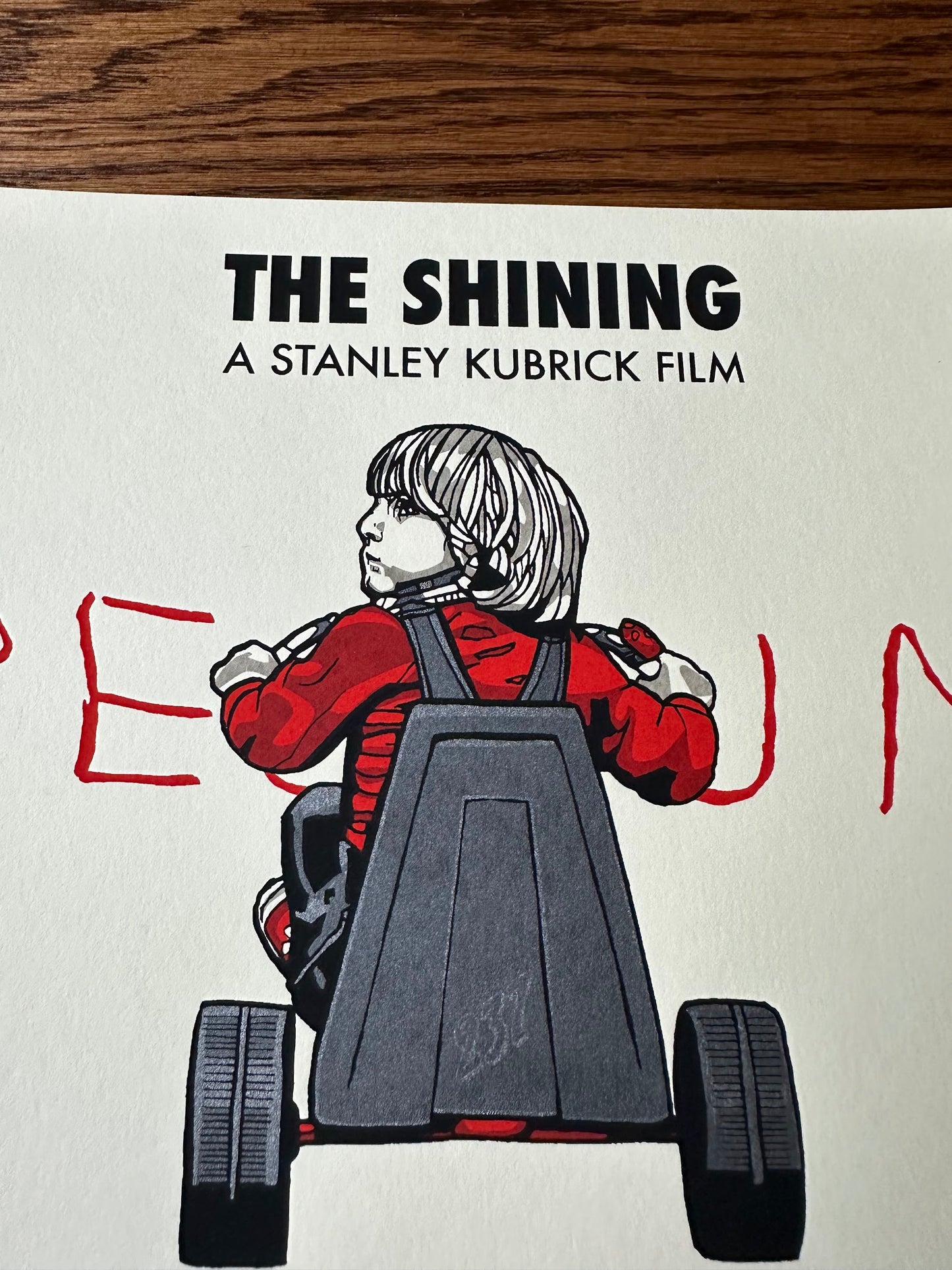 New Flesh – The Shinning Red Rum Handbill, 10 x 8 in, art print, image 2