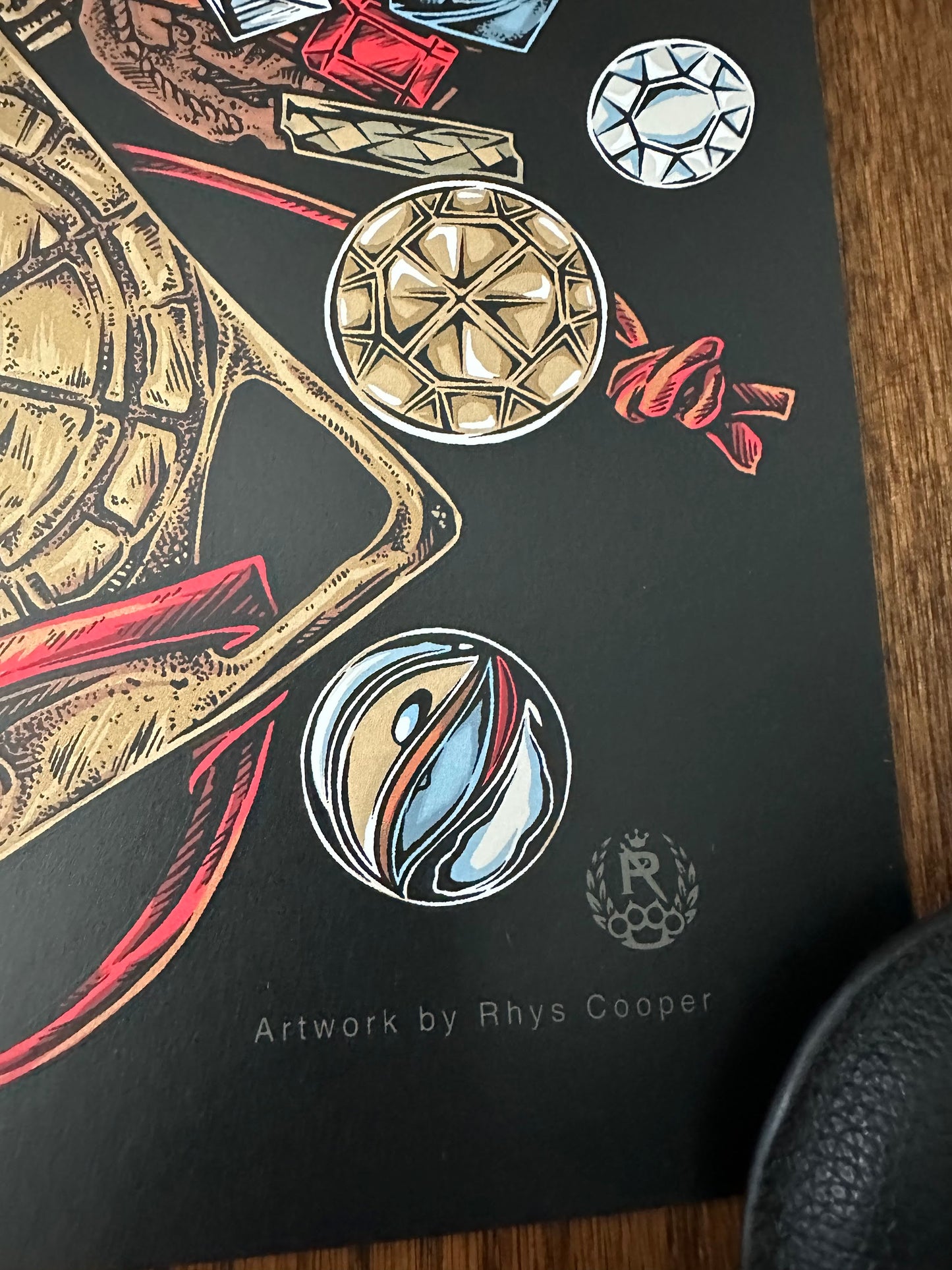 Rhys Cooper – The Goonies Dubloon Metallic Edition, 24 x 36 in, poster, image 10