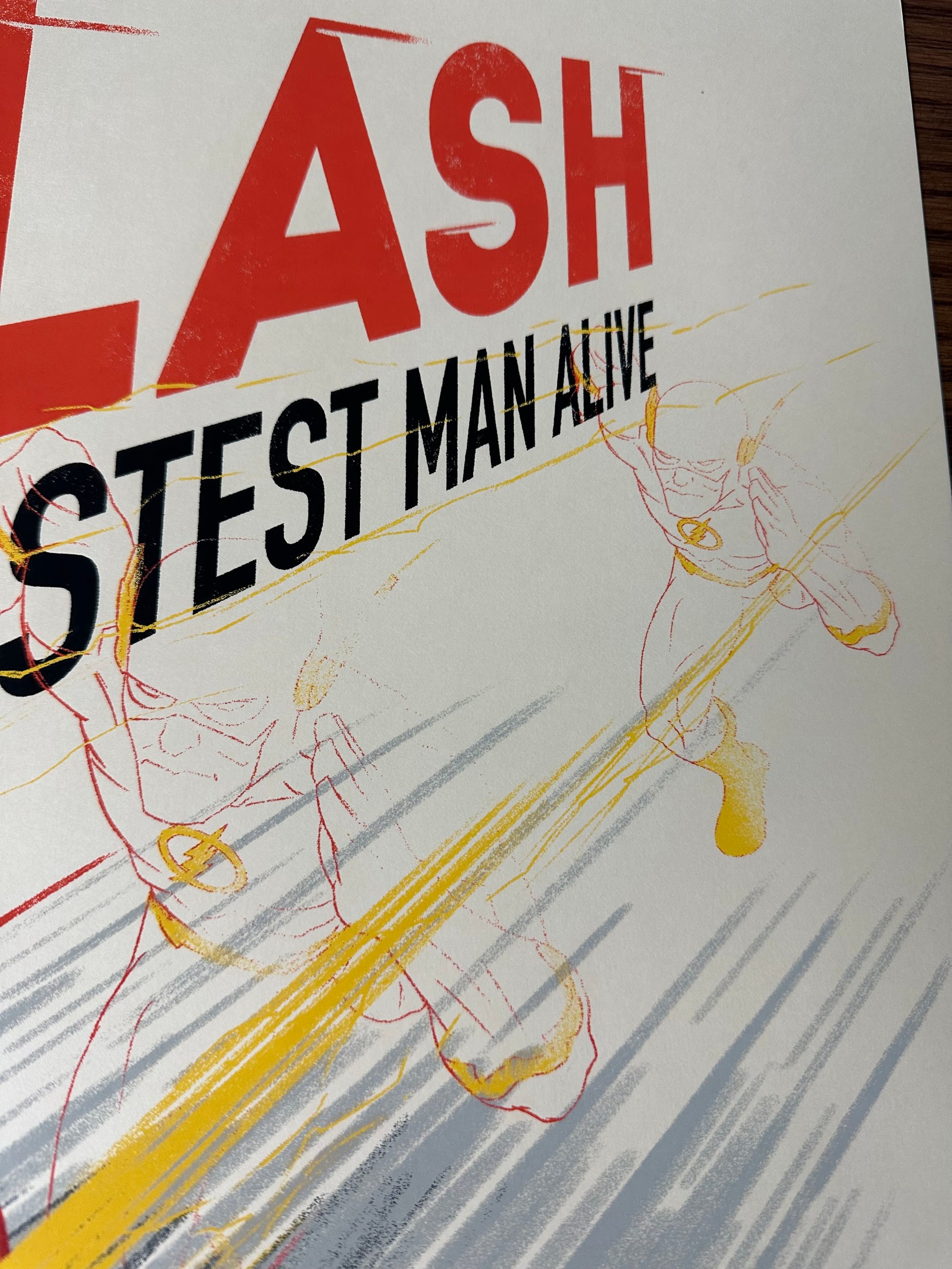 Doaly – The Flash, 18 x 24 in, art print