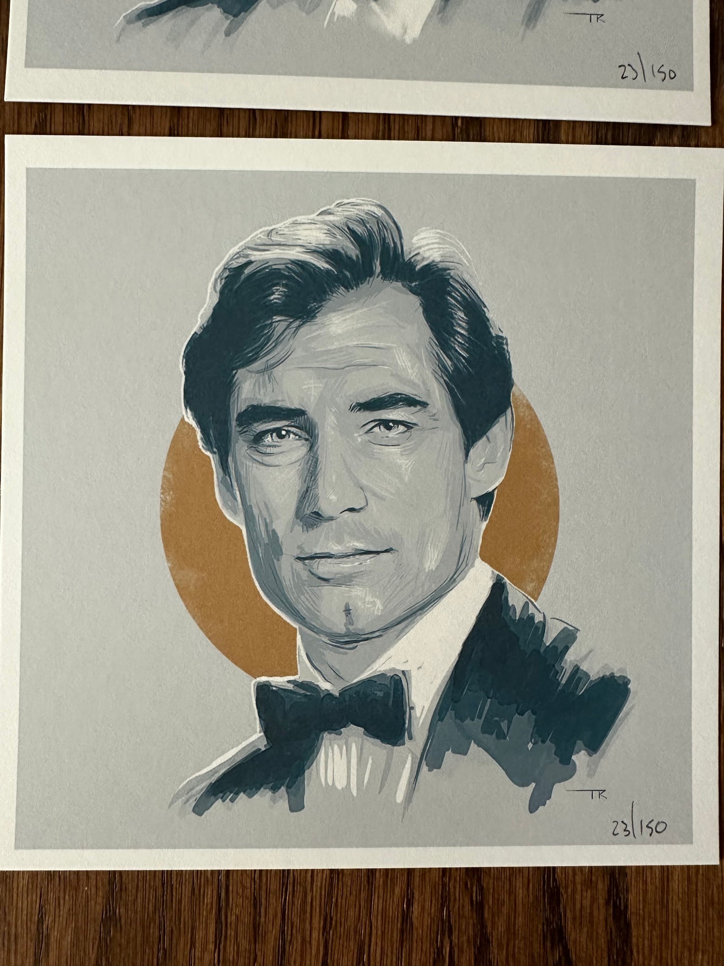 Tom Ralston - James Bond Portrait Set of 6 6x6 art print - detail image 6