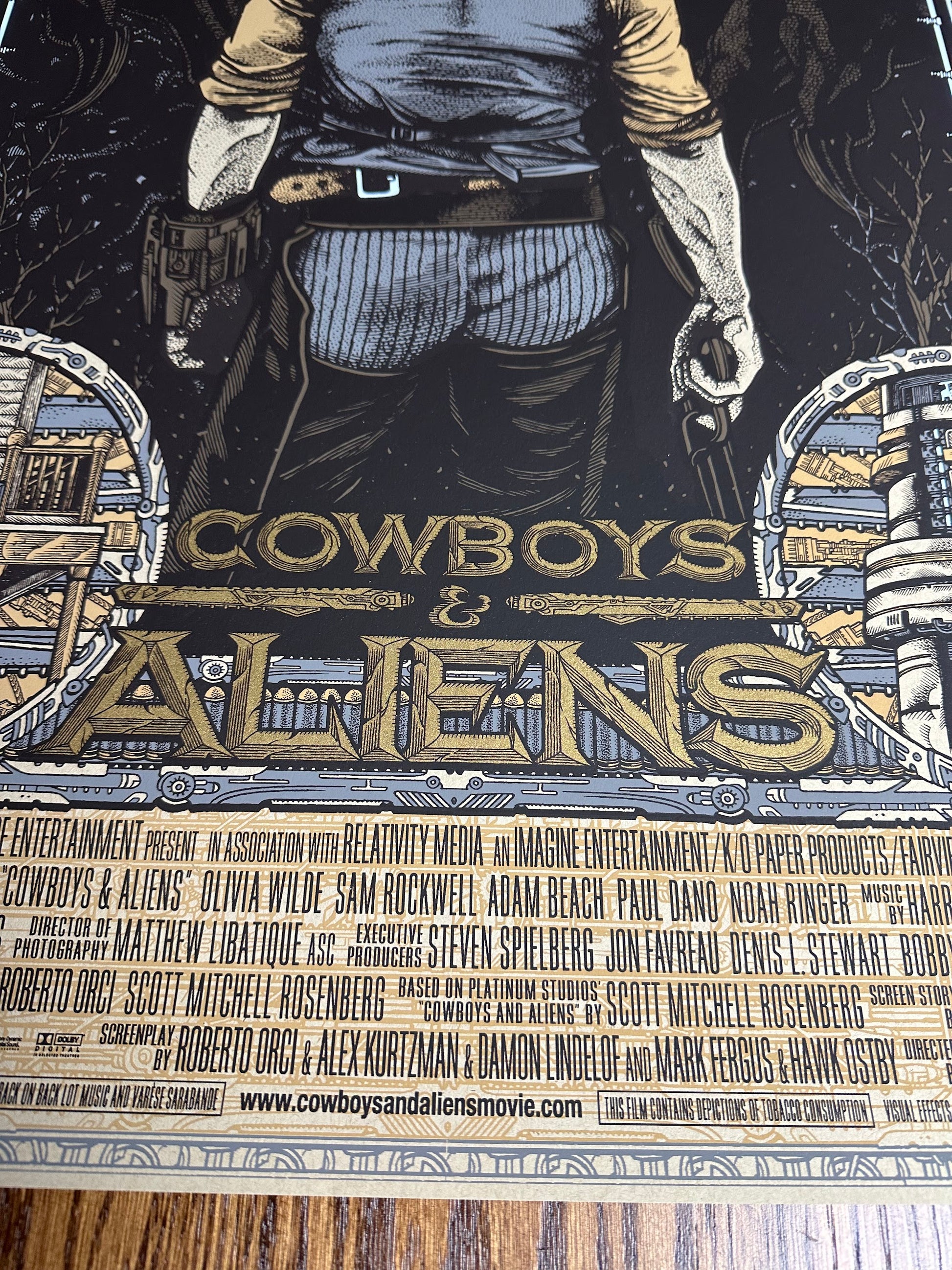 Florian Bertmer – Cowboys & Aliens, 24 x 36 in, poster, image 6