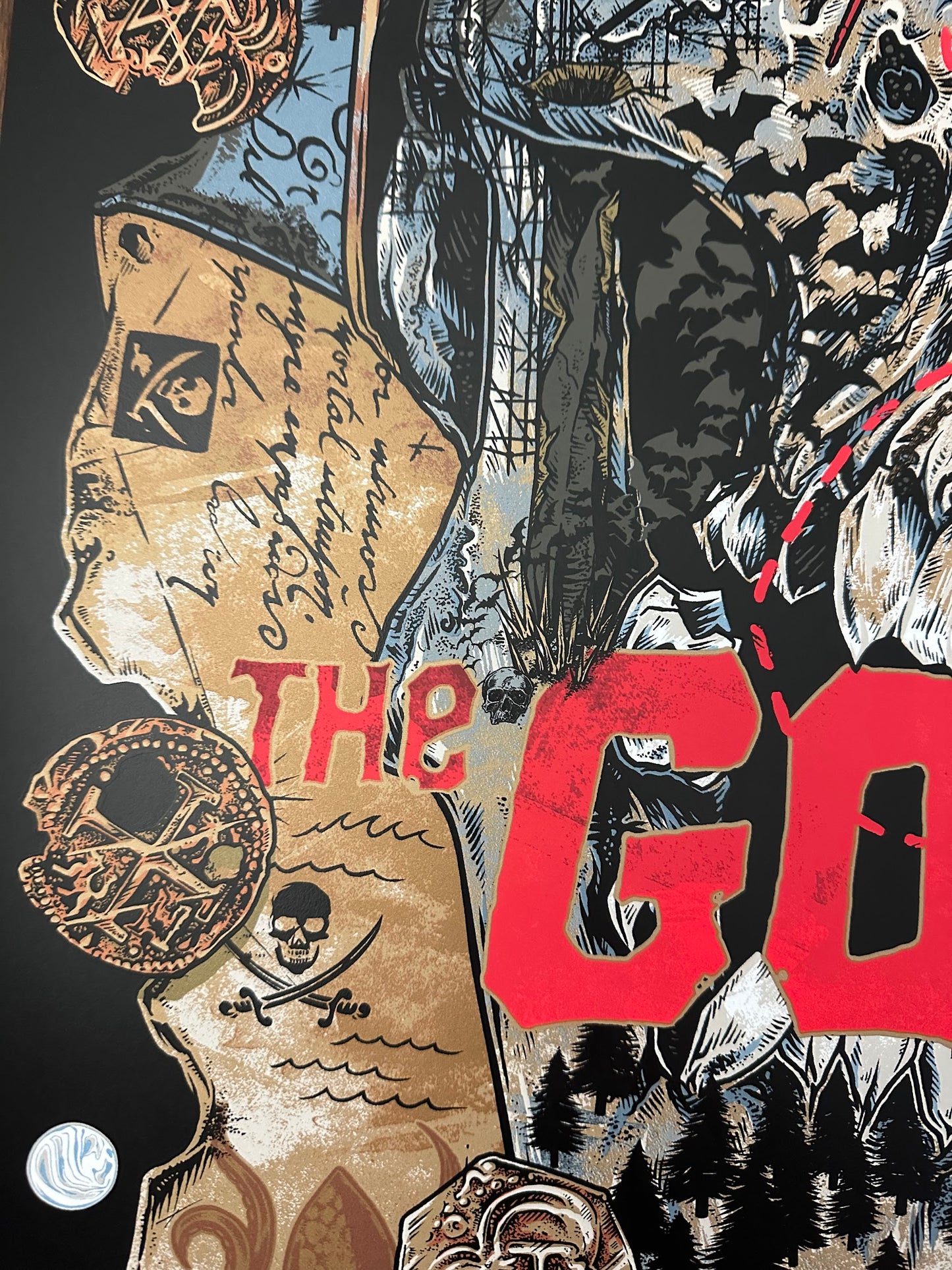 Rhys Cooper – The Goonies Dubloon Metallic Edition, 24 x 36 in, poster, image 5
