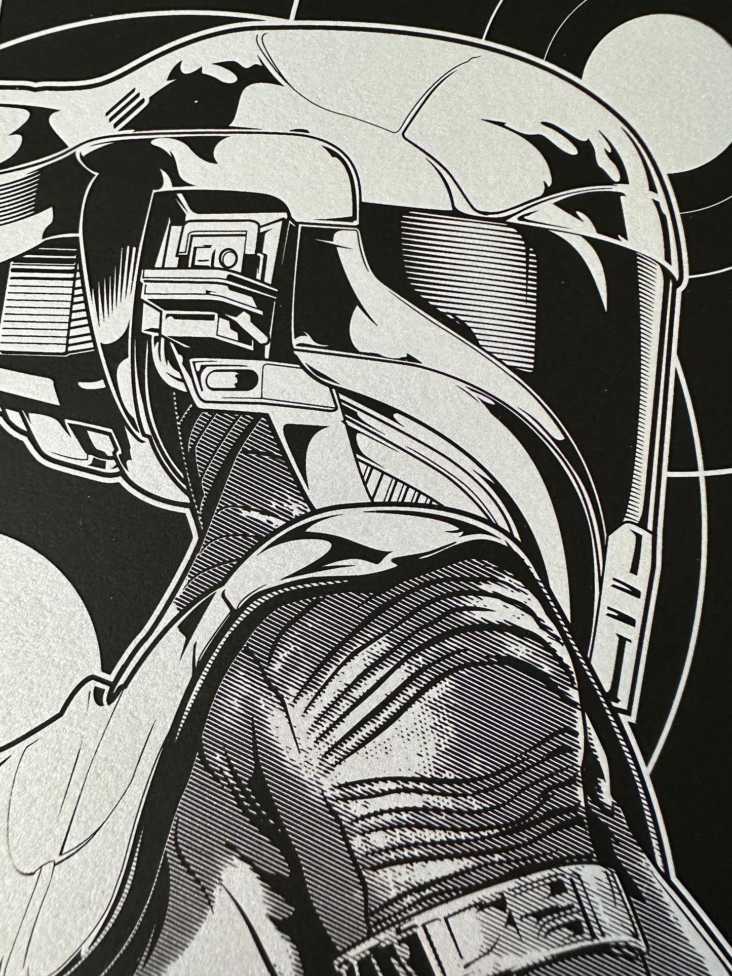 Joshua Budich - Star Wars Zori Bliss Silver Variant 6x6 art print - detail image 2