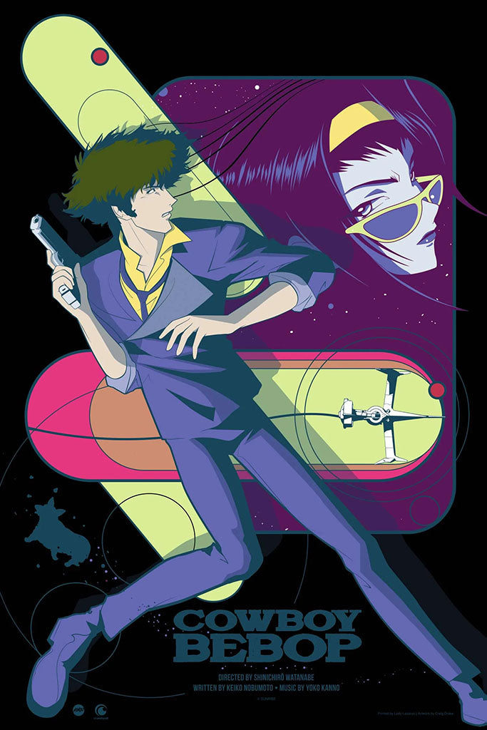 Craig Drake – Cowboy Bebop Variant, 24 x 36 in, poster, image 7
