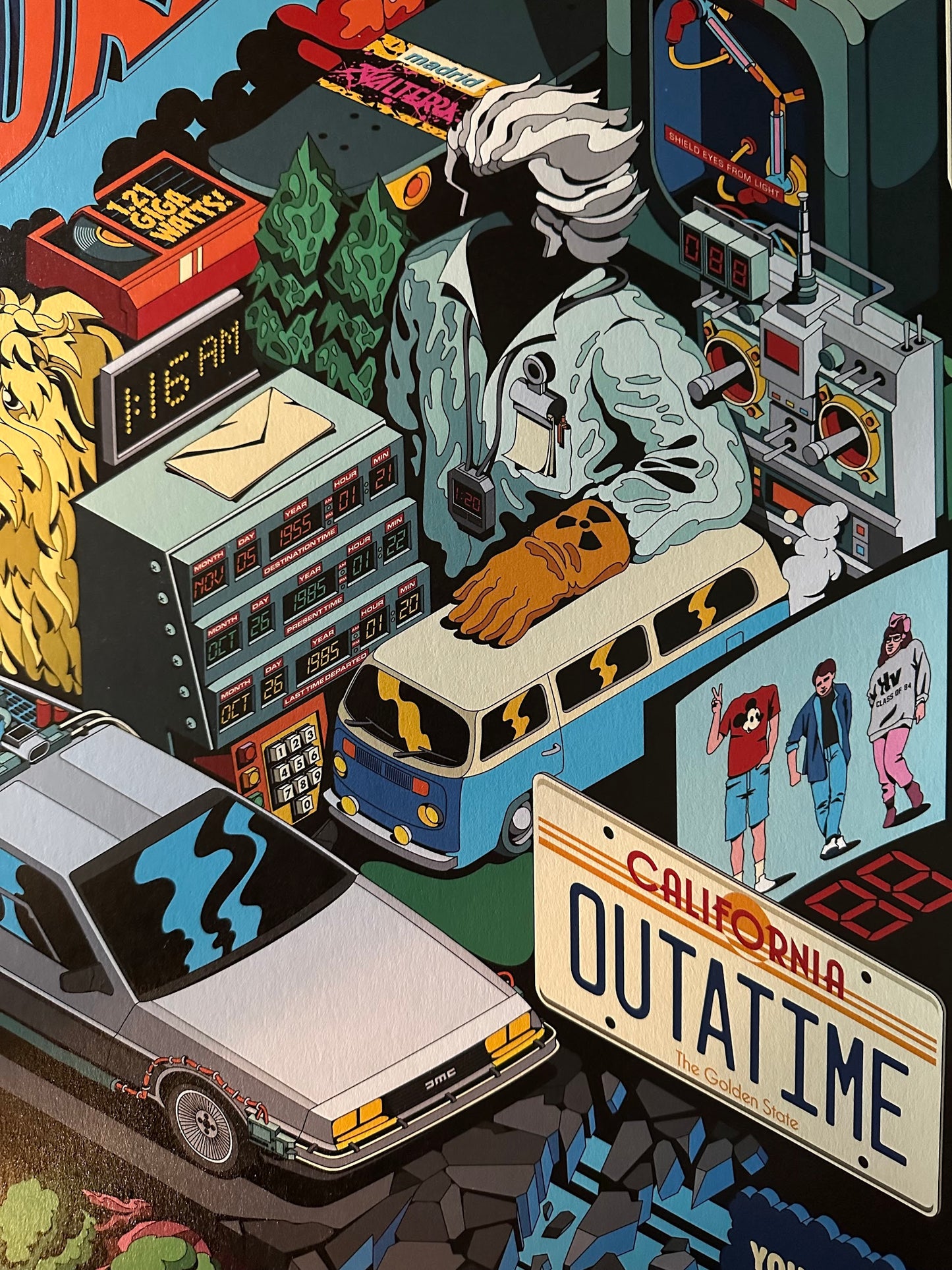 Dave Arcade – Back to the Future, 24 x 36 in, poster, image 4