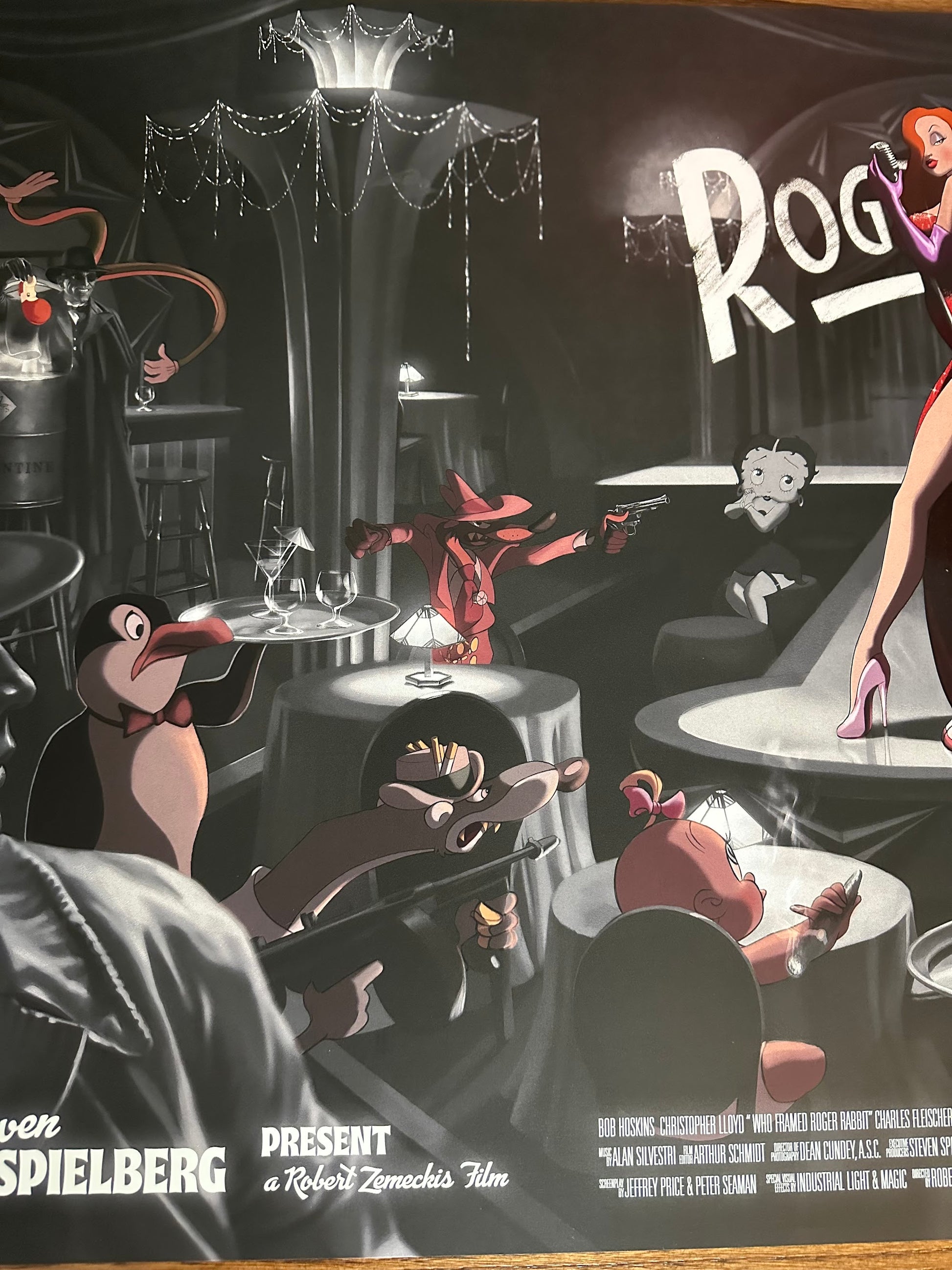 Ann Bembi – Who Framed Roger Rabbit Variant, 36 x 24 in, poster, image 3