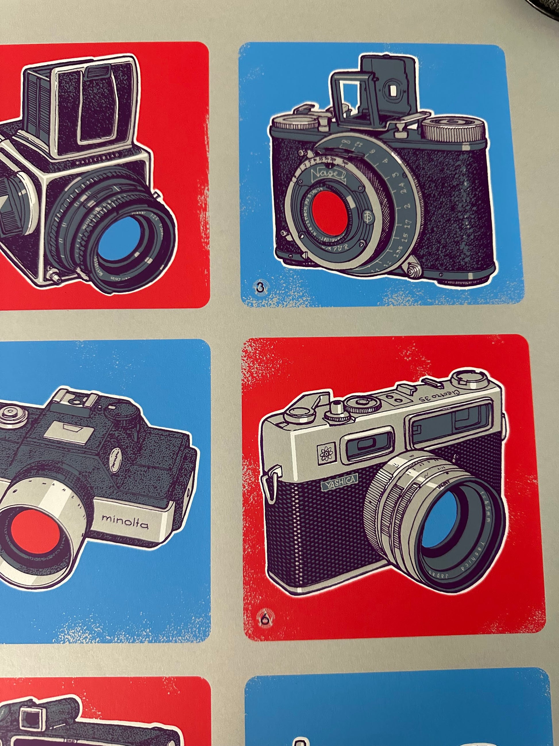 Tim Anderson – Vintage Cameras "The Classics", 20 x 30 in, art print, image 3