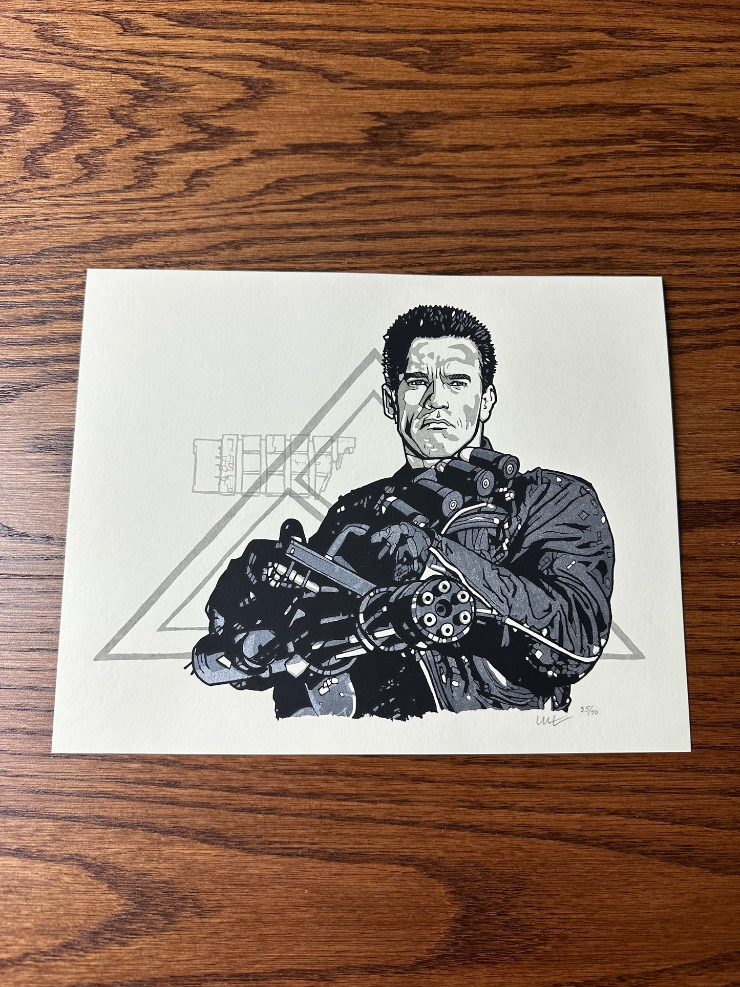 New Flesh – The Terminator, 10 x 8 in, art print