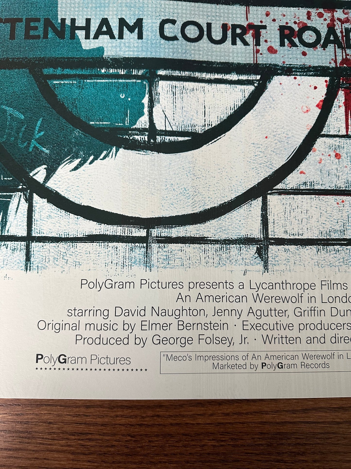 Heather Vaughan – An American Werewolf in London, 36 x 24 in, poster, image 5