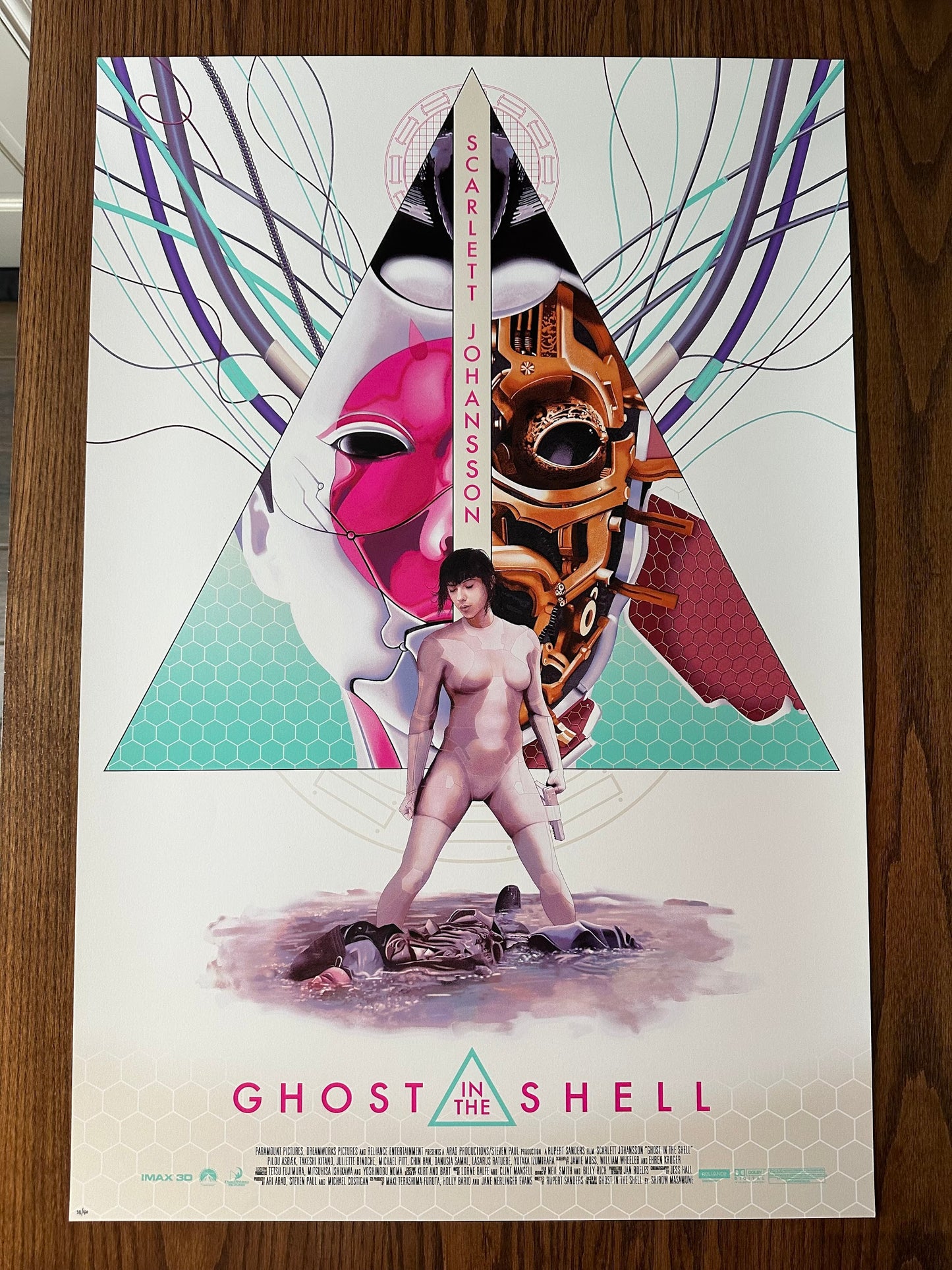 Alberto Reyes – Ghost in the Shell, 24 x 36 in, poster