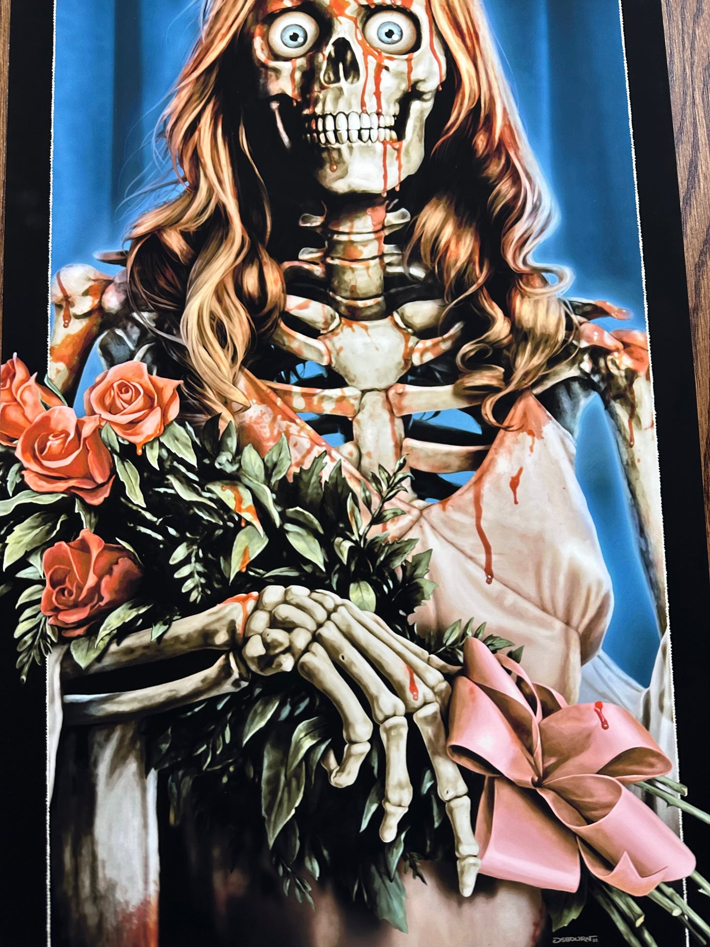 Justin Osbourn – Carrie, 12 x 36 in, art print, image 3