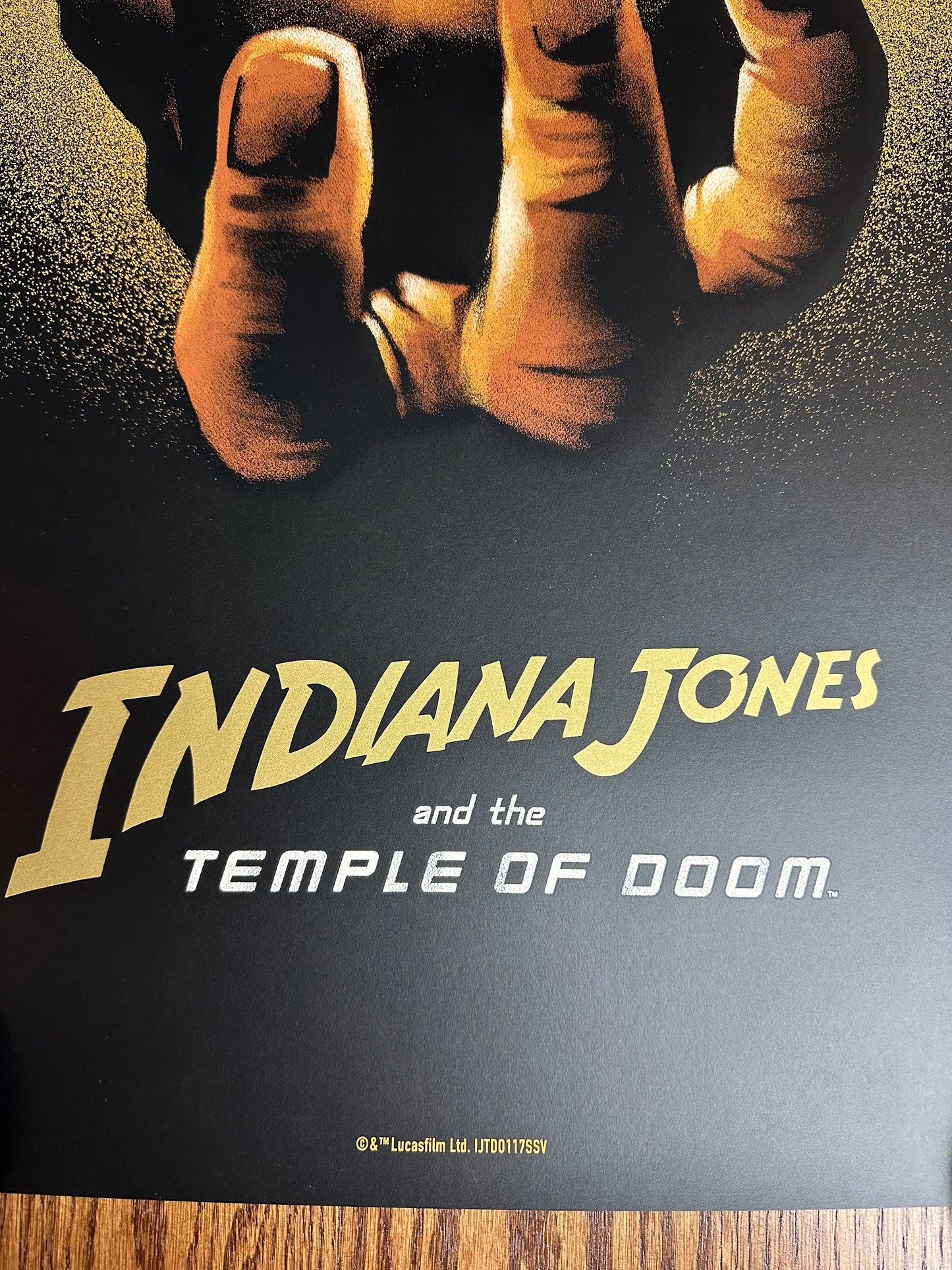 Lyndon Willoughby – Indiana Jones Temple of Doom Variant, 18 x 36 in, art print, image 4