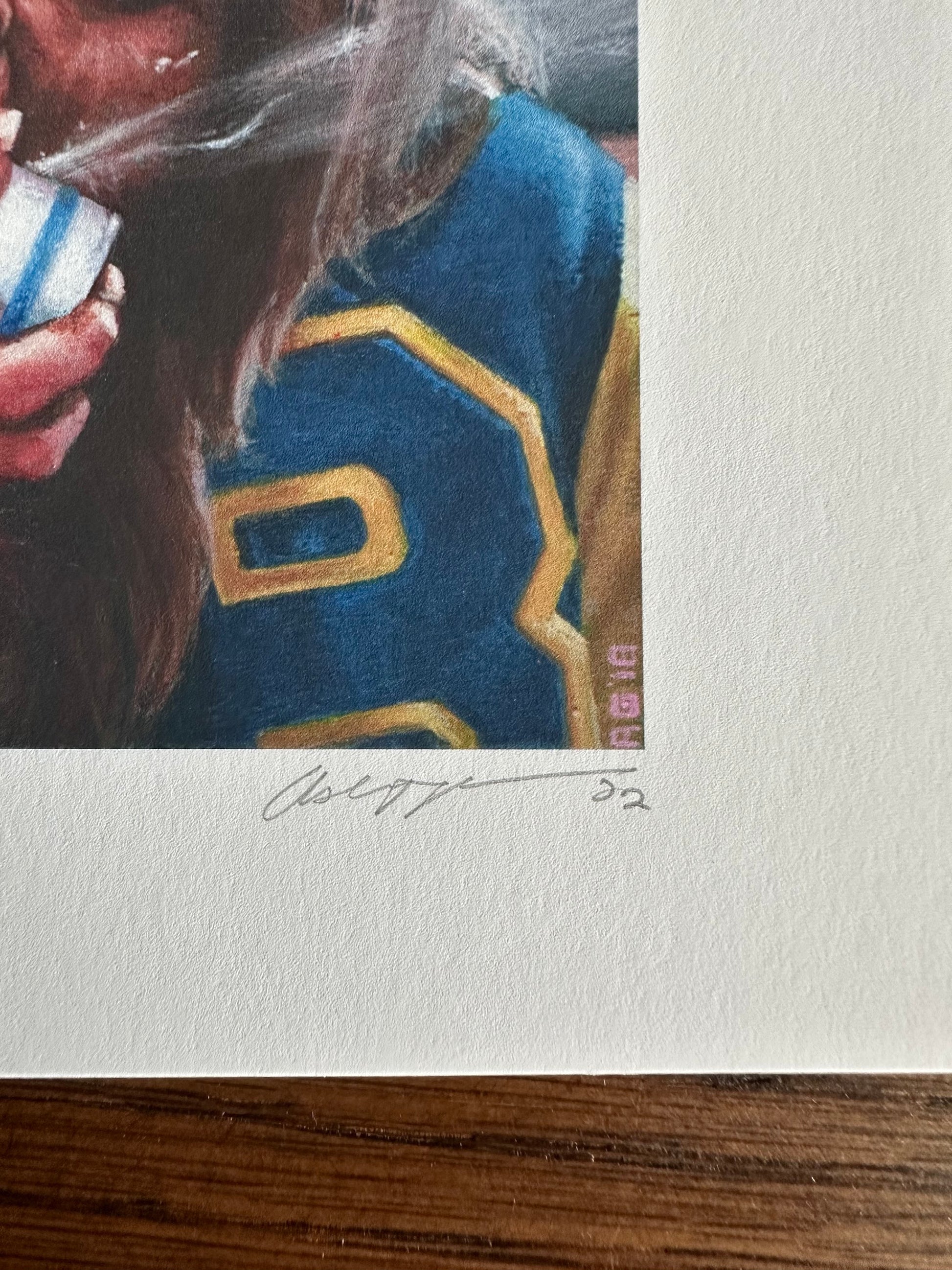 Ashton Gallagher – Teen Wolf Portrait, 6 x 6 in, art print, image 2