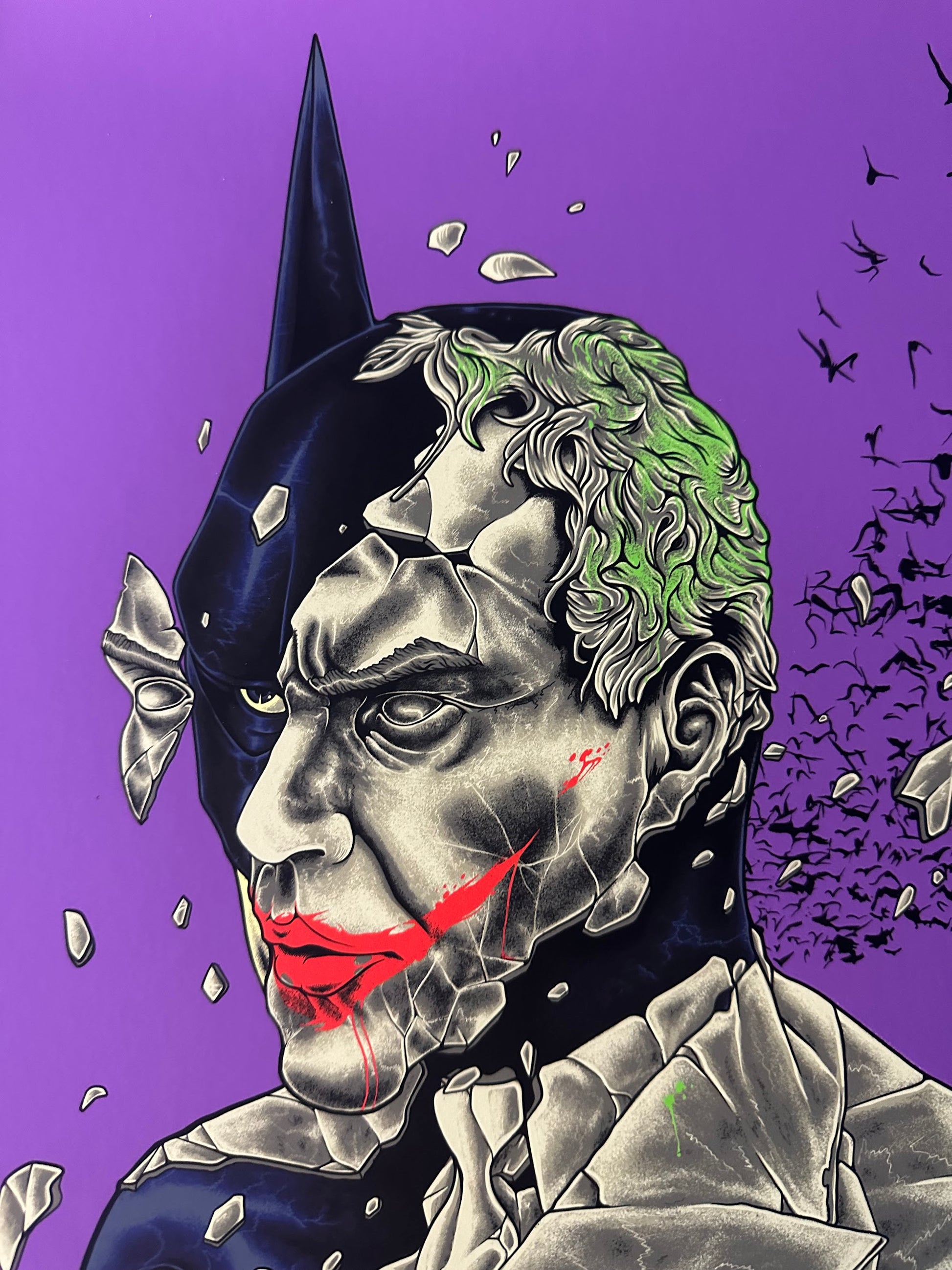 Josh Beamish – Batman, 18 x 24 in, art print, image 2