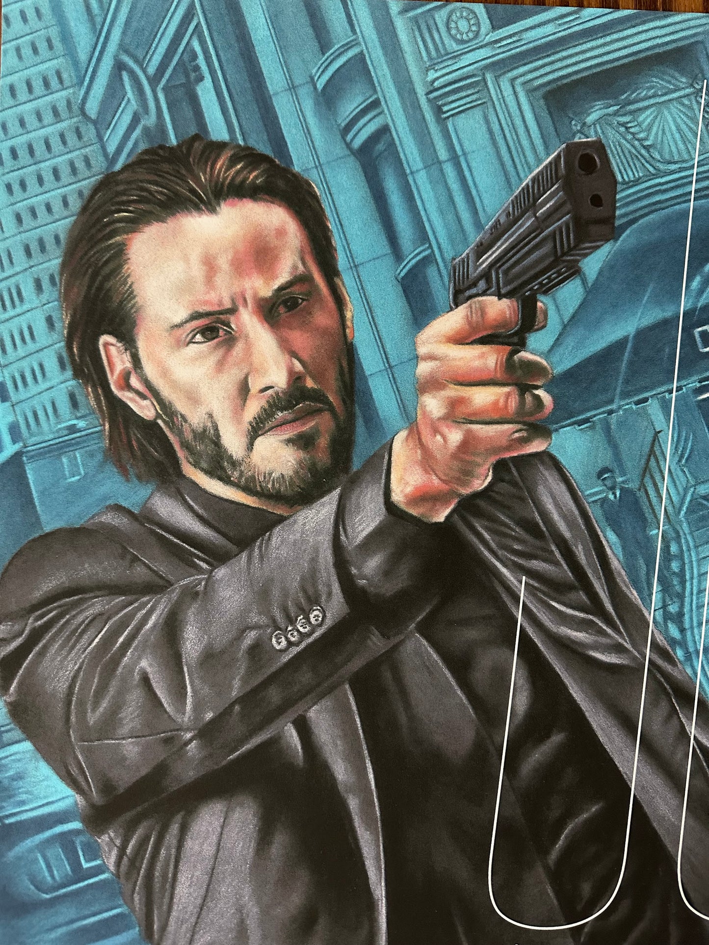 Victor Garduno – John Wick, 24 x 36 in, poster, image 2