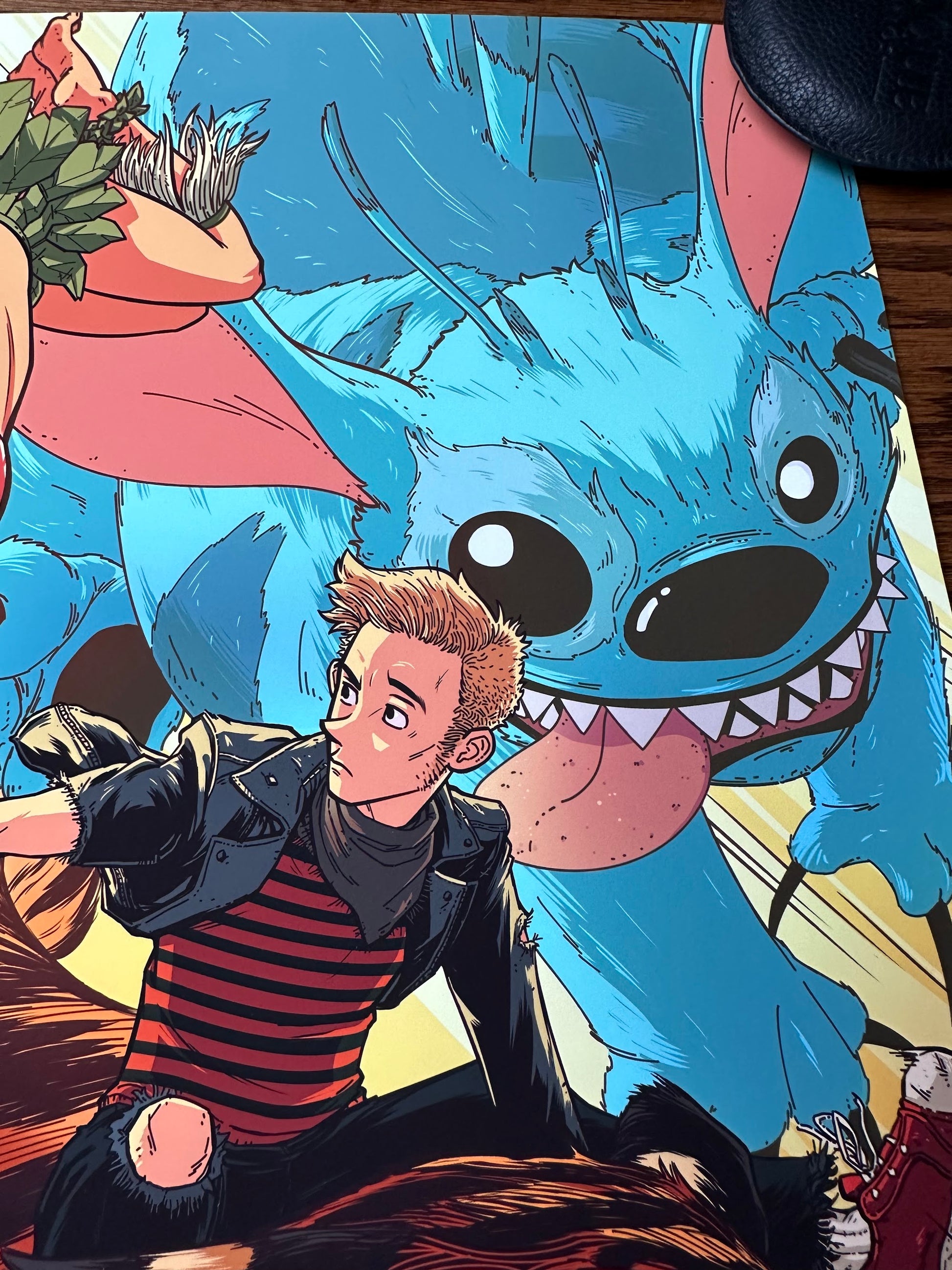 Andrew Sebastian Kwan – Lilo & Calvin, 13 x 19 in, art print, image 3
