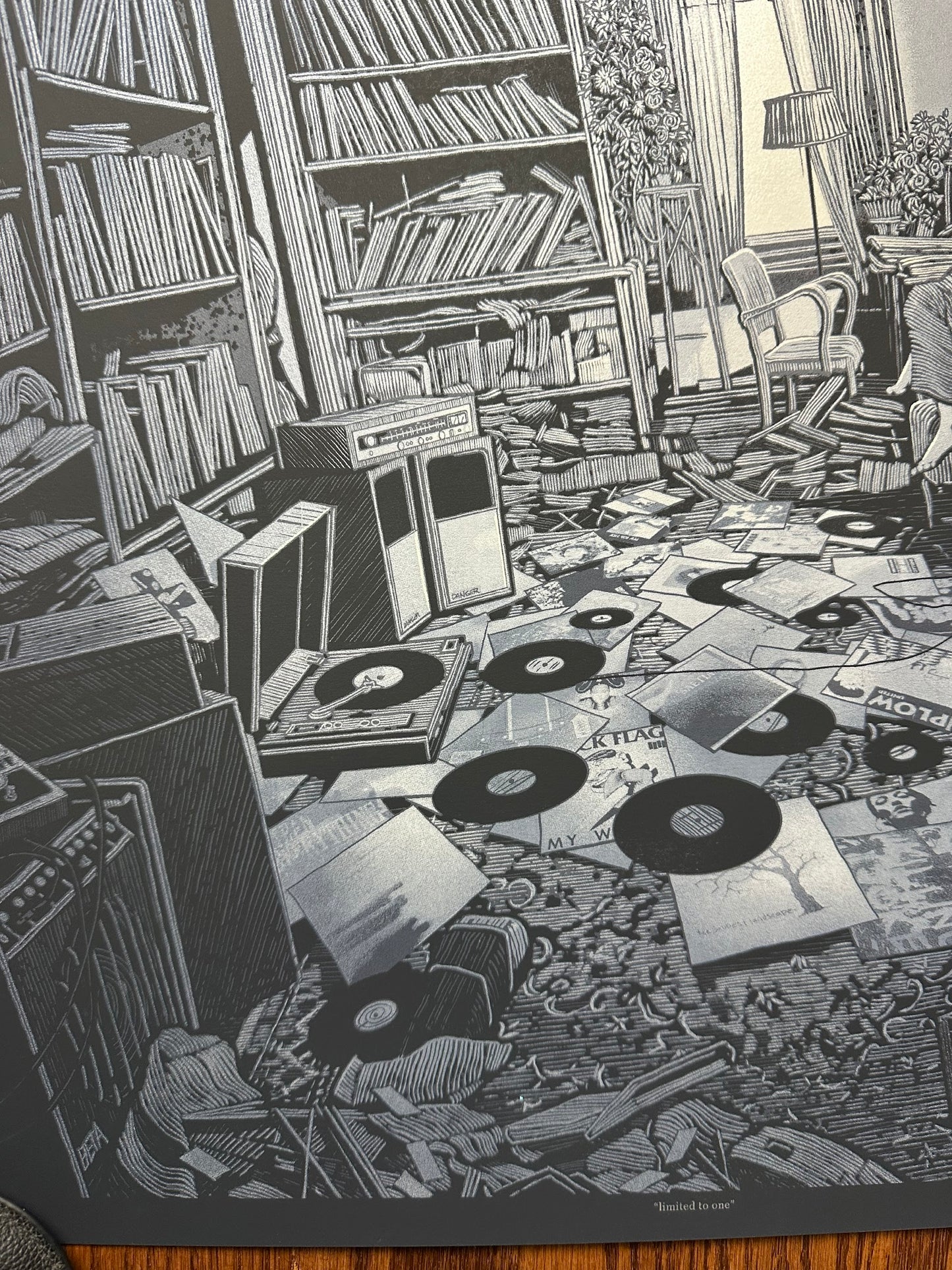 Daniel Danger – Record Room "Limited to One", 18 x 24 in, art print, image 3