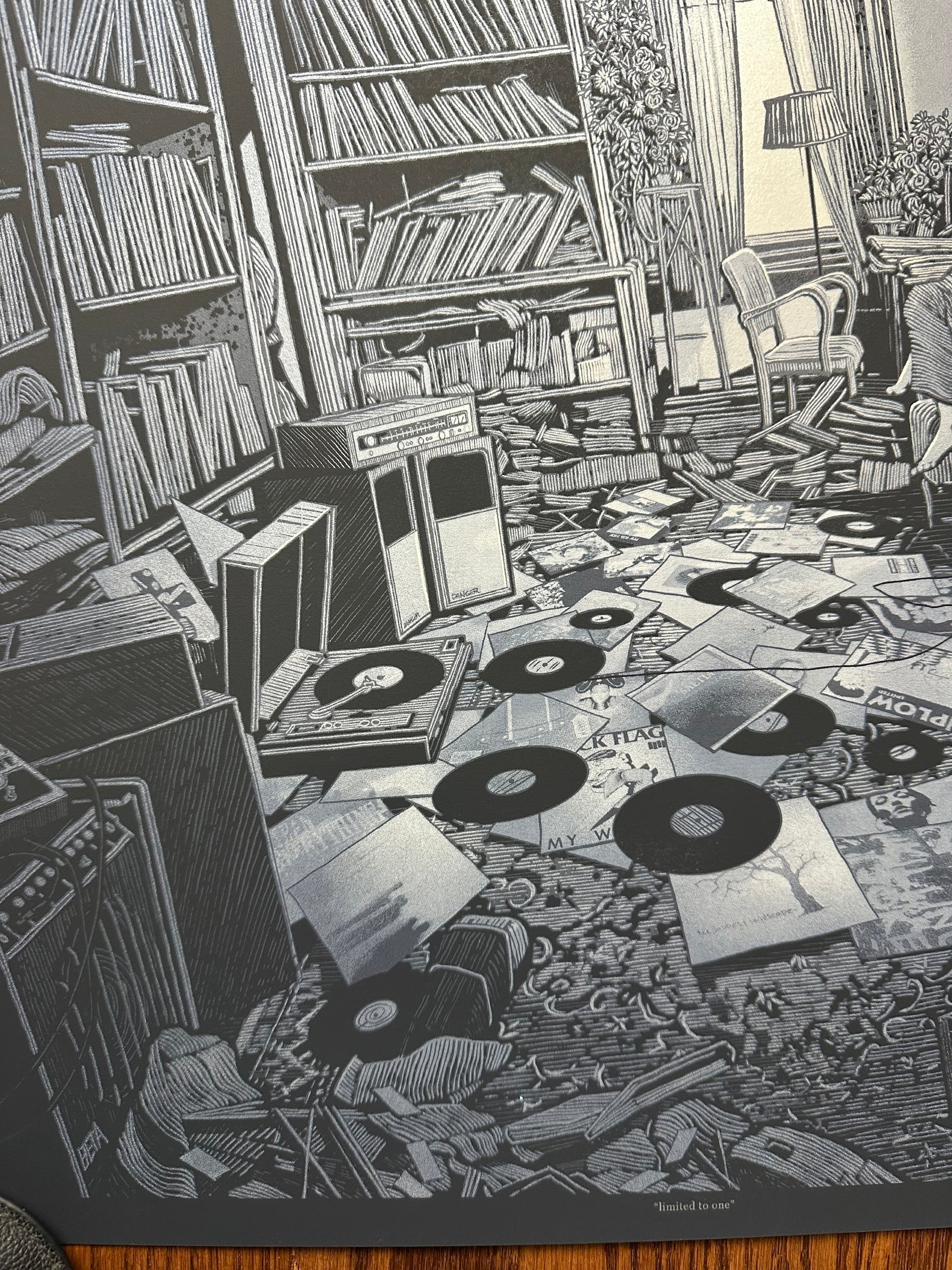 Daniel Danger – Record Room "Limited to One", 18 x 24 in, art print, image 3