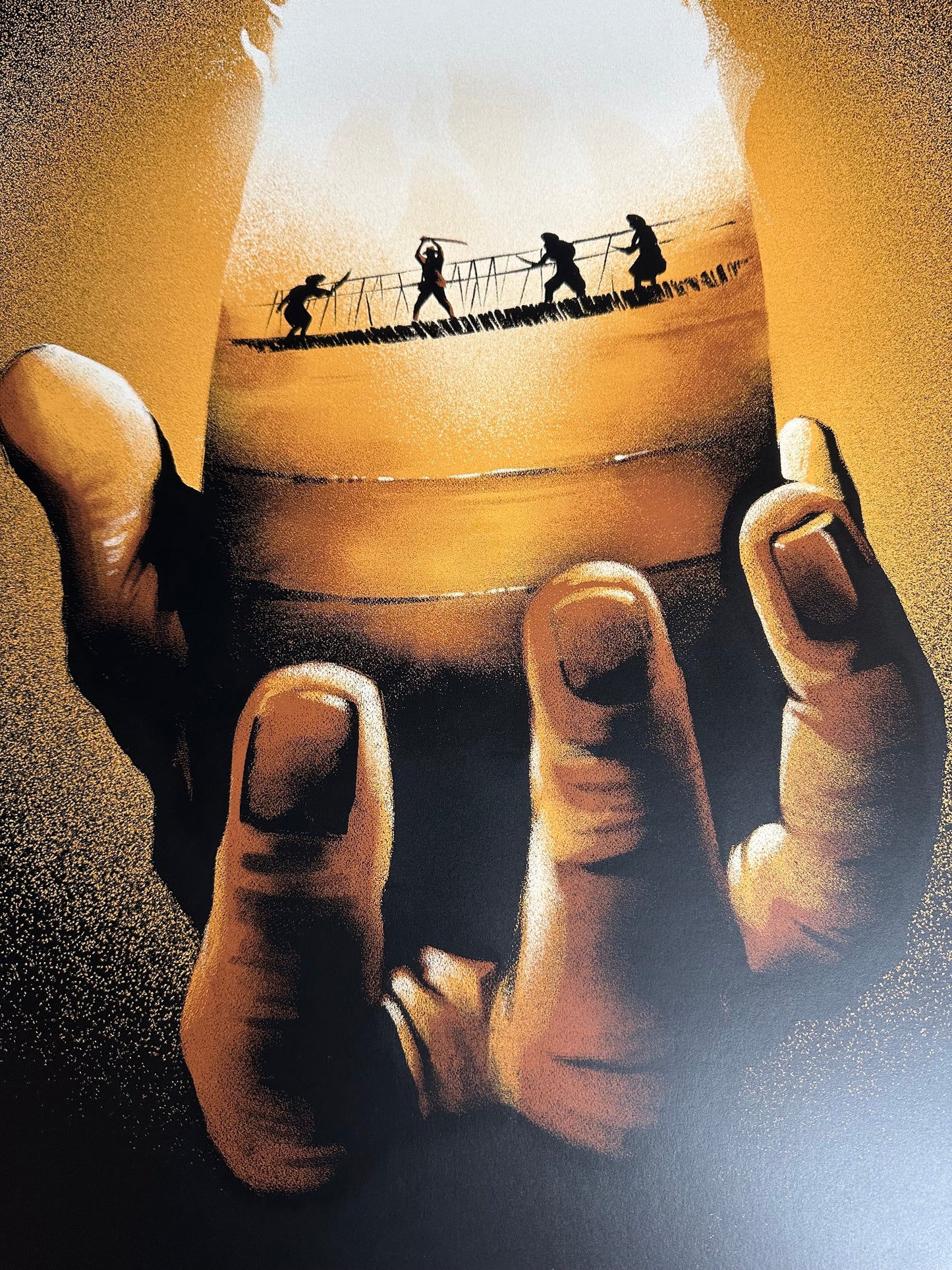 Lyndon Willoughby – Indiana Jones Temple of Doom Variant, 18 x 36 in, art print, image 3