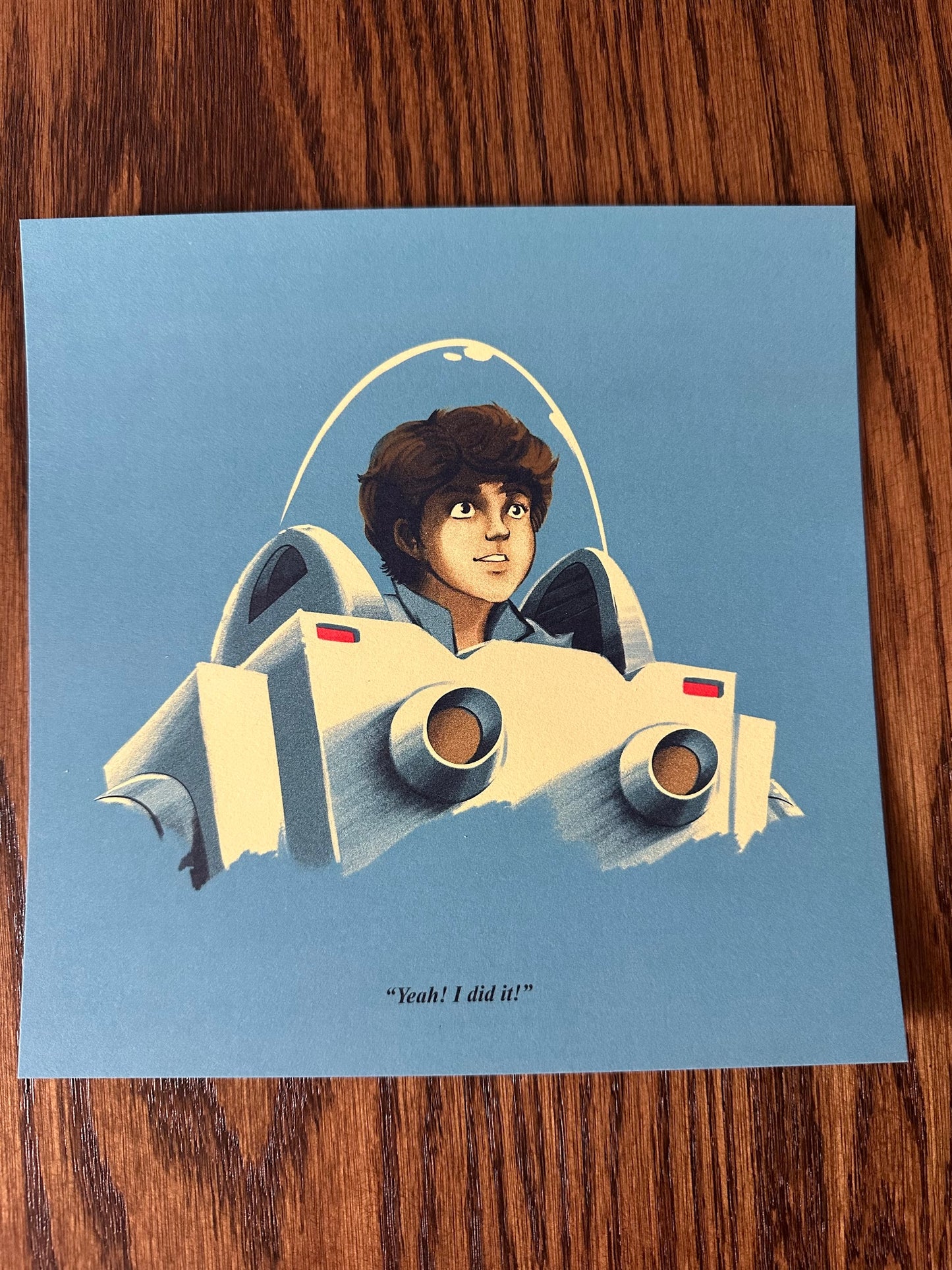 Matt Ferguson - Transformers Bot Shots Witwicky Portrait 8x8 art print