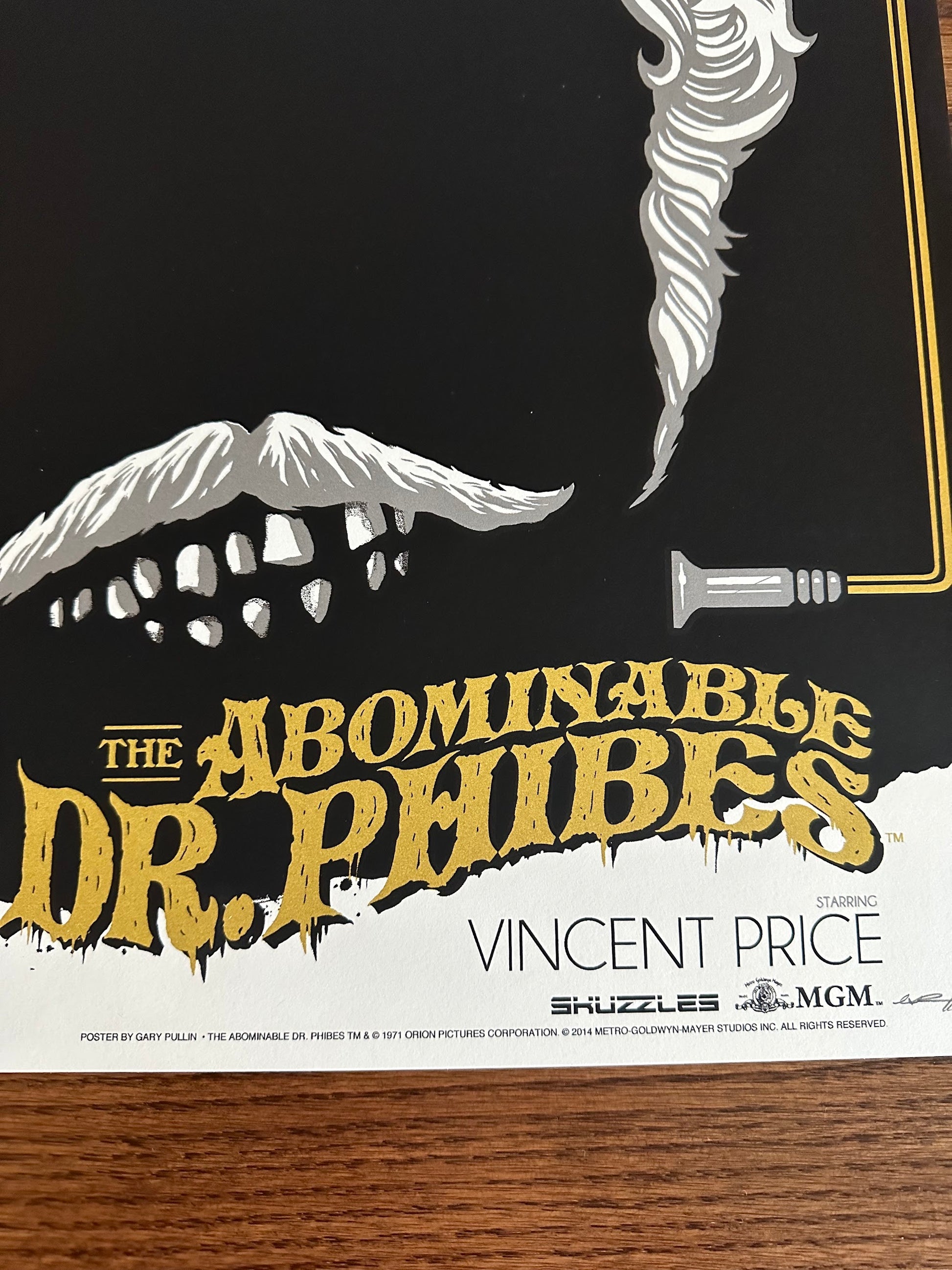 Ghoulish Gary – The Abominable Dr. Phibes, 18 x 24 in, art print, image 3