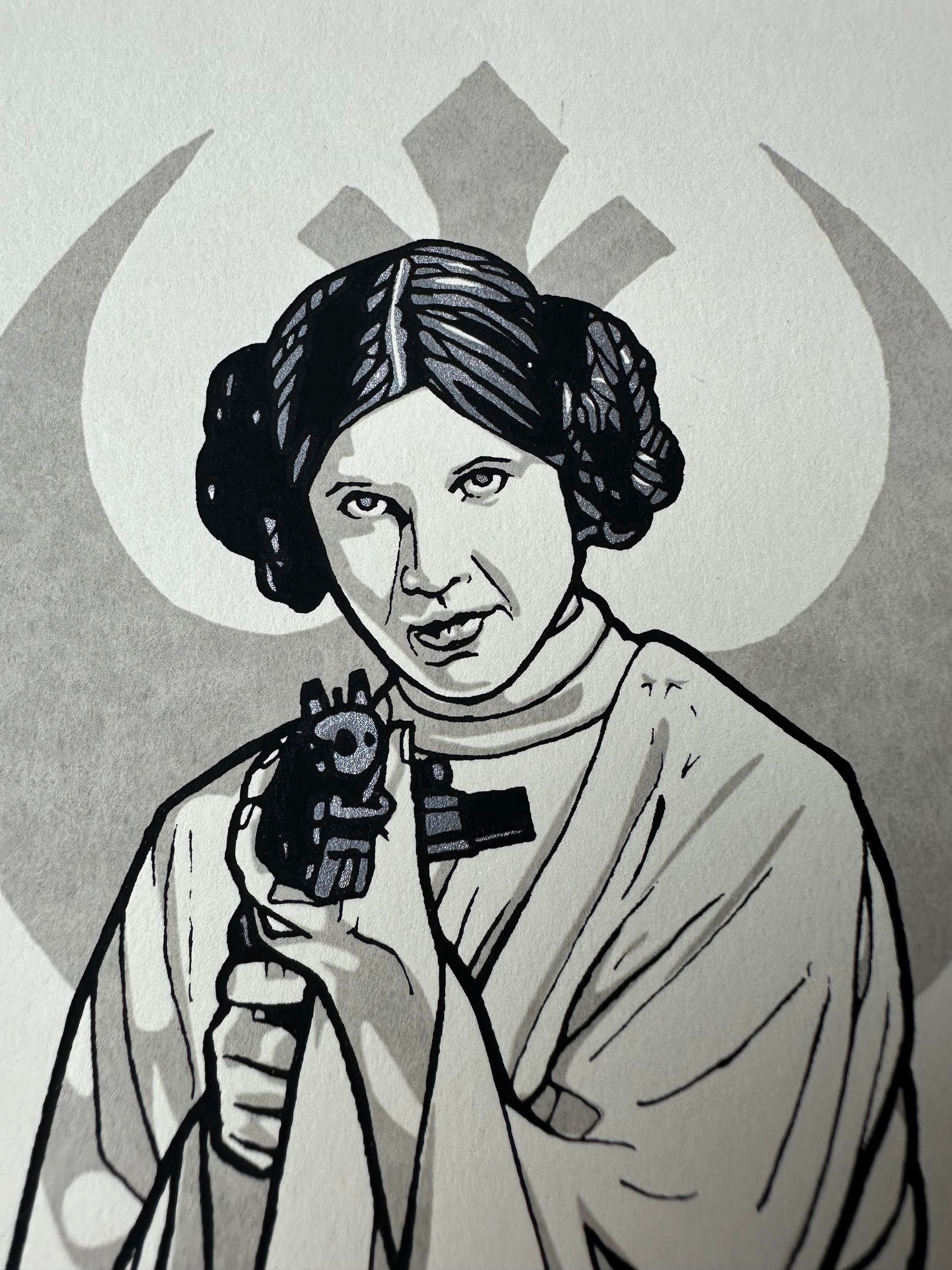 New Flesh – Princess Leia Handbill, 5 x 7 in, art print, image 2